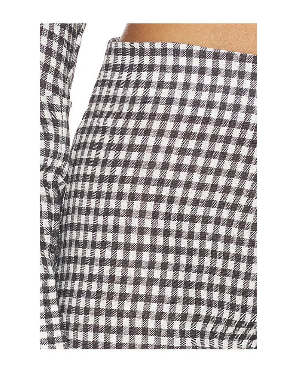 AEXAE Gray X Revolve Linen Capri Pant