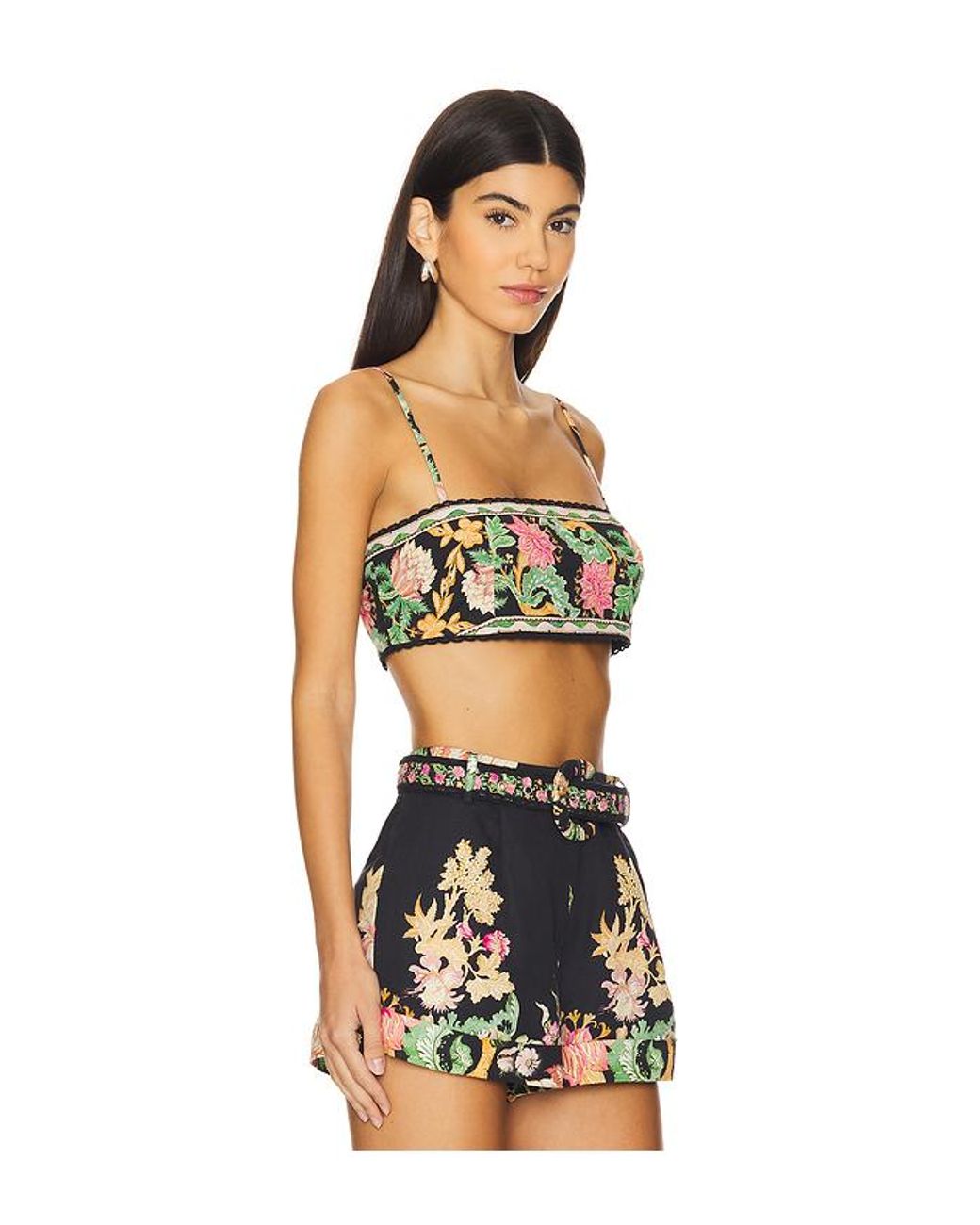 Hemant & Nandita Black Beaded Bralette