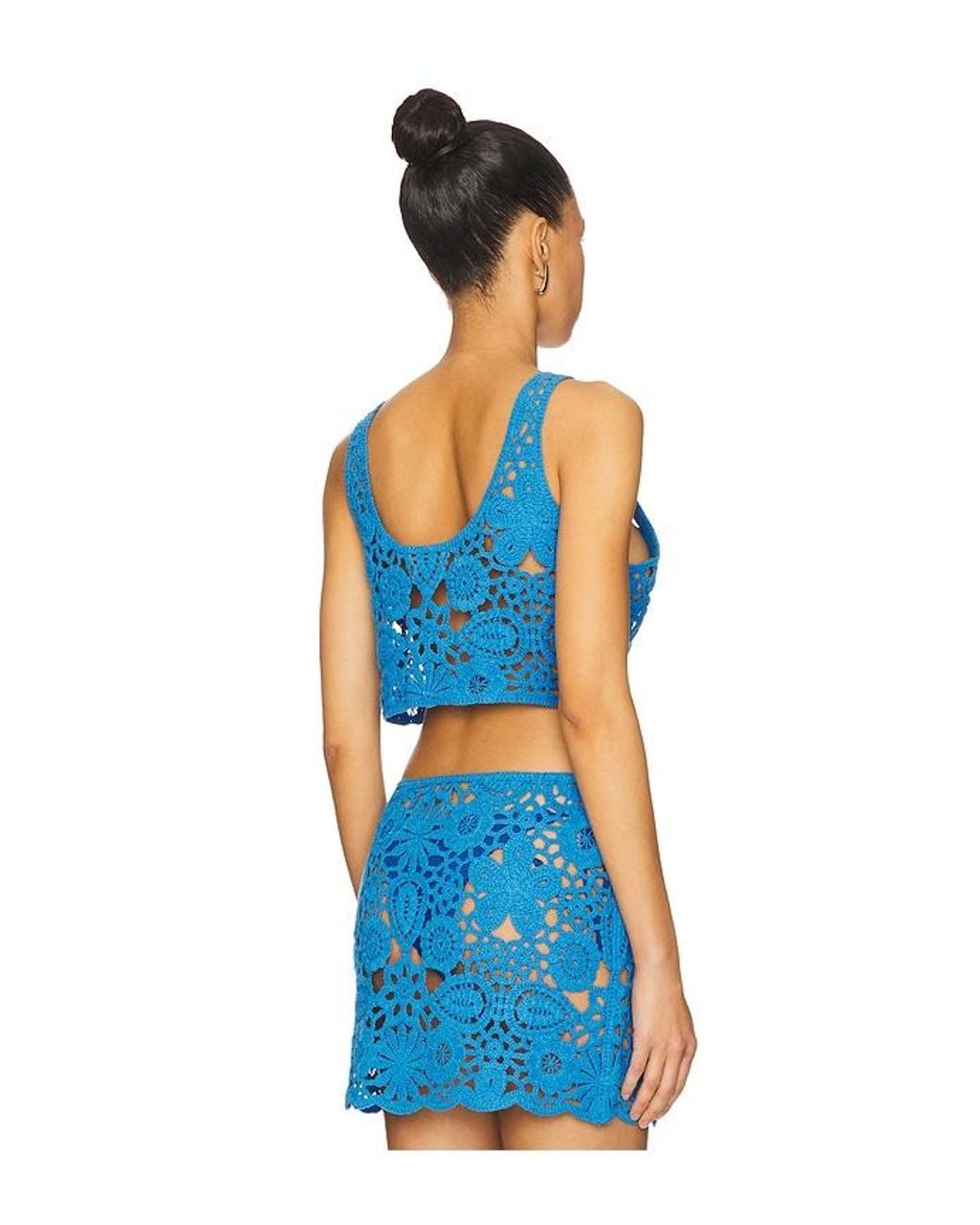 SNDY'S Blue Tala Top
