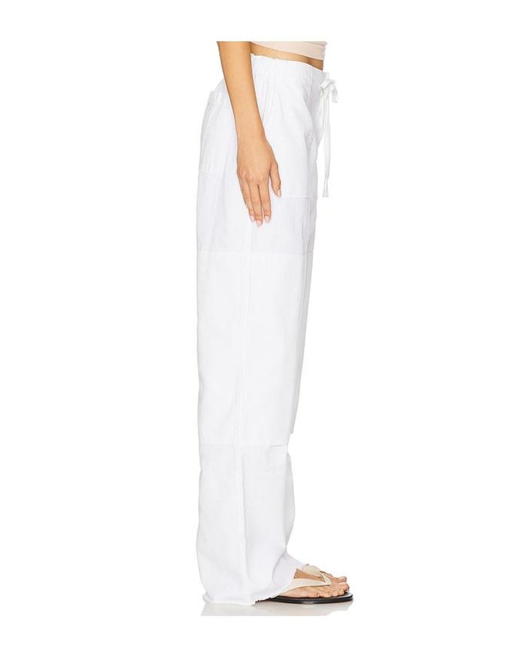 Re/done White Beach Pant
