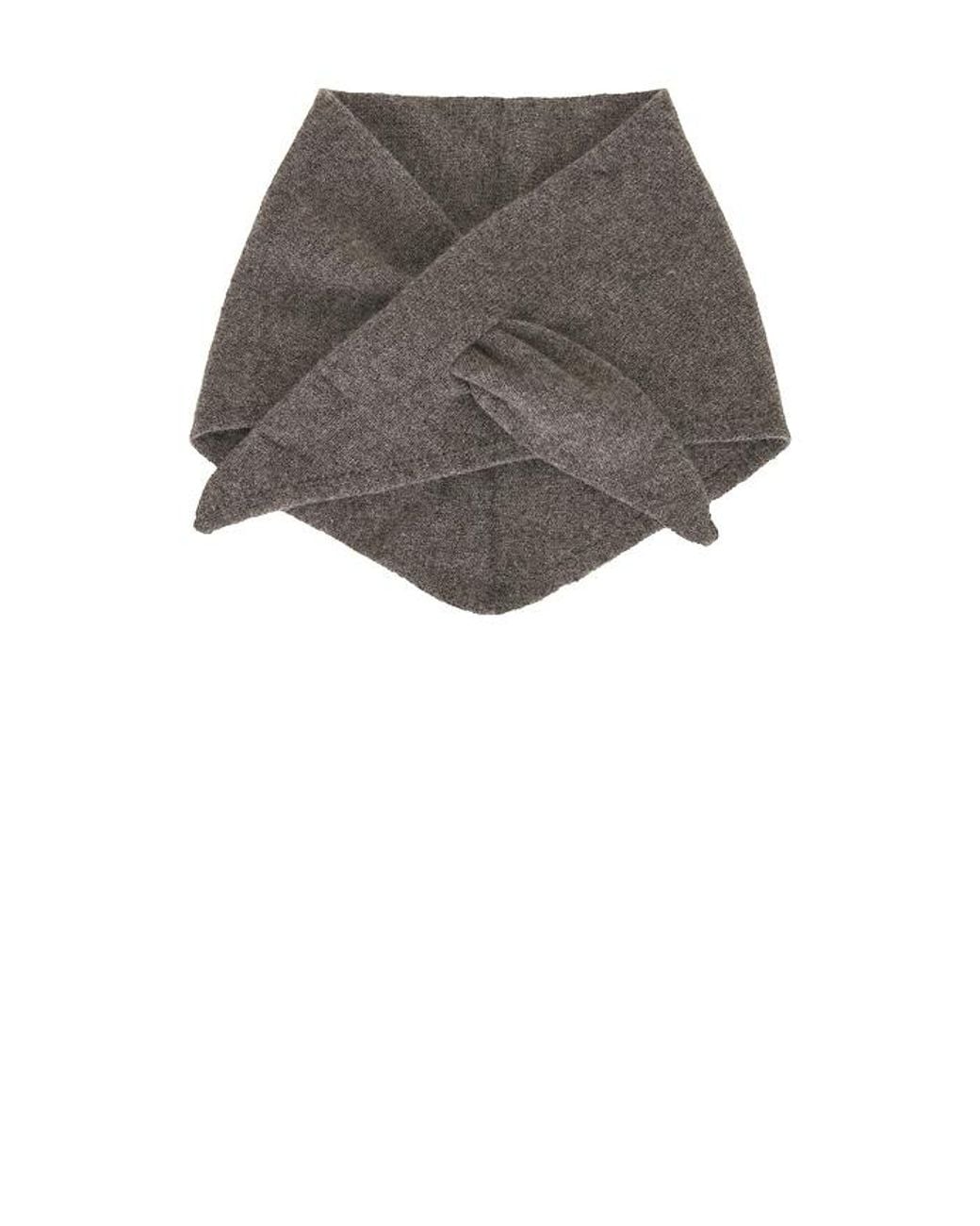 Hat Attack Black Triangle Knit Scarf