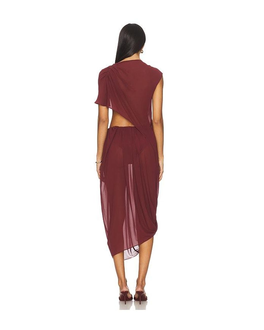Camila Coelho Red Ada Maxi Dress