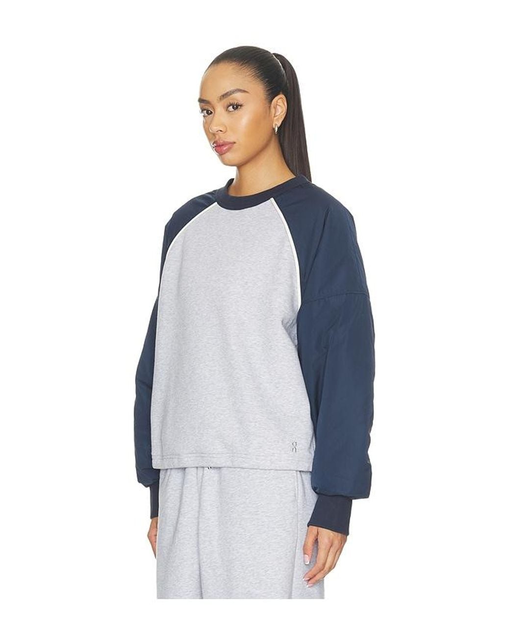 On Shoes Blue X Zendaya Oversized Crewneck