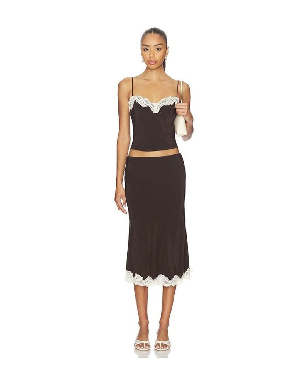 With Jean Black Tilly Skirt