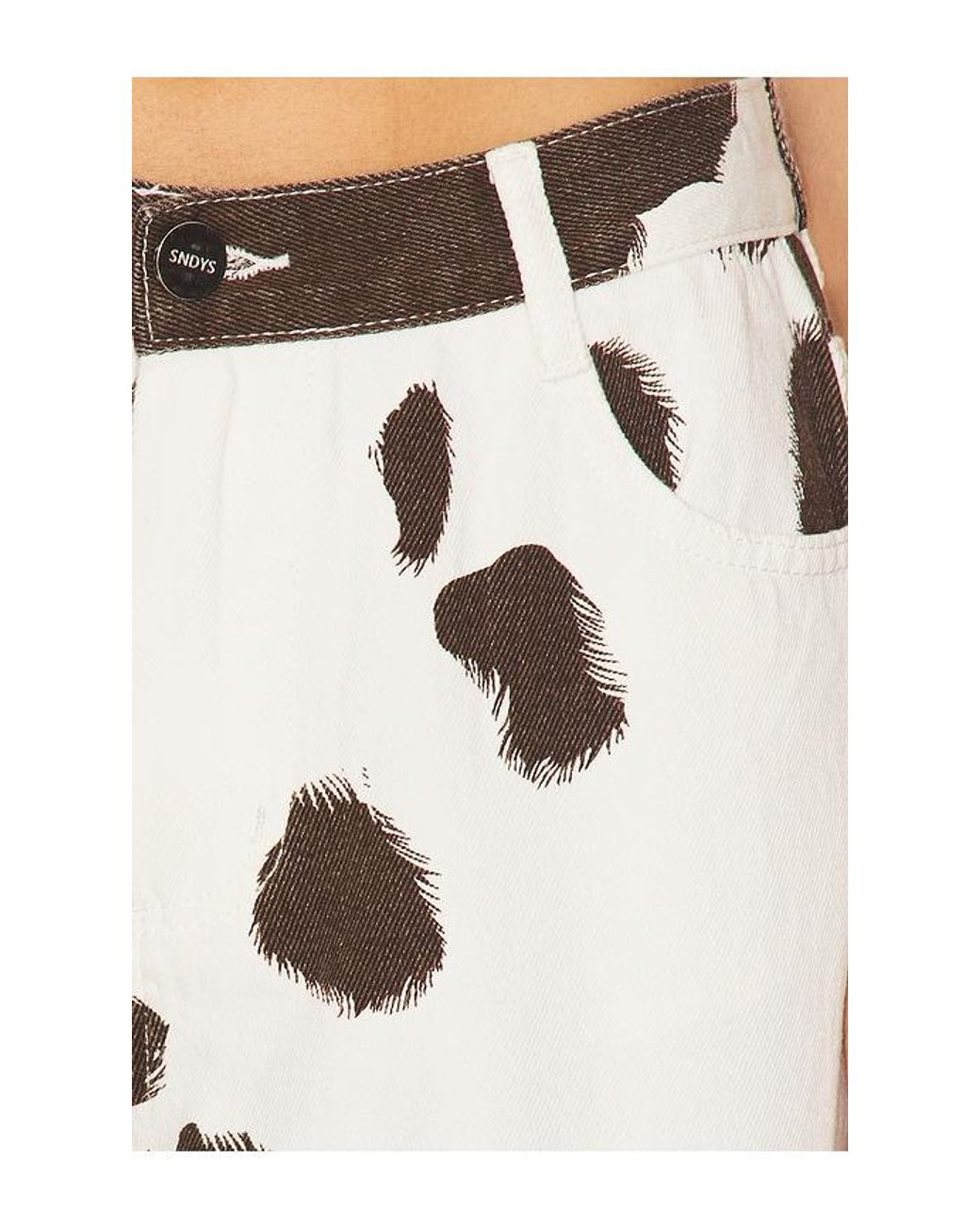 SNDY'S Black Becks Cowhide Jean
