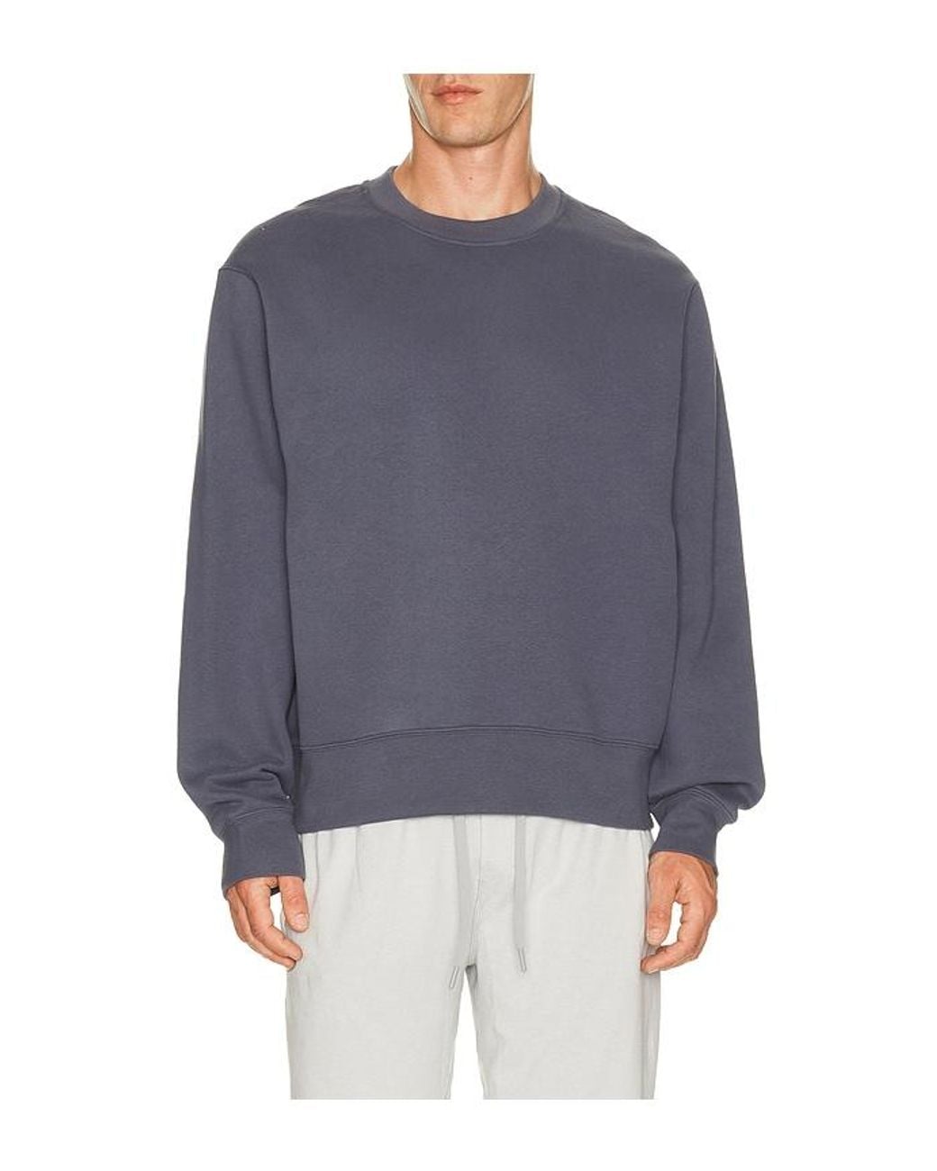 lululemon athletica Blue Steady State Crew Compact Fleece Sweater for men