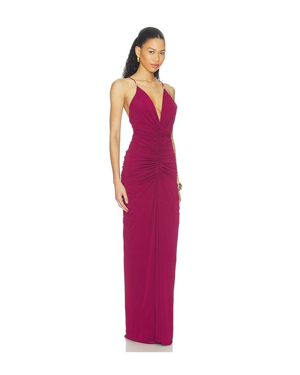 Ronny Kobo Red Anya Dress