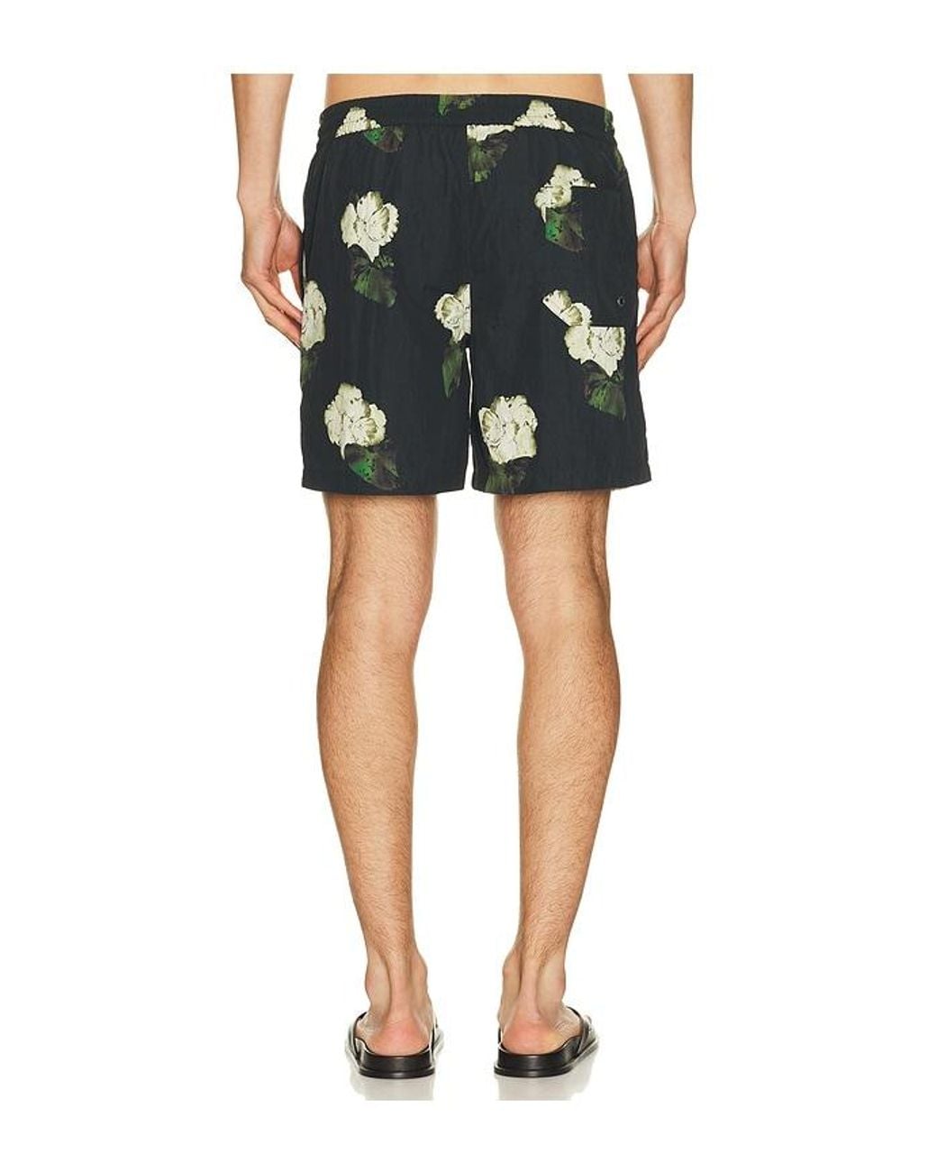 AllSaints Blue Nouvelle Swim Shorts for men
