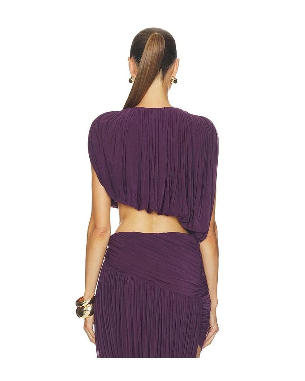 Ronny Kobo Purple Chelly Top