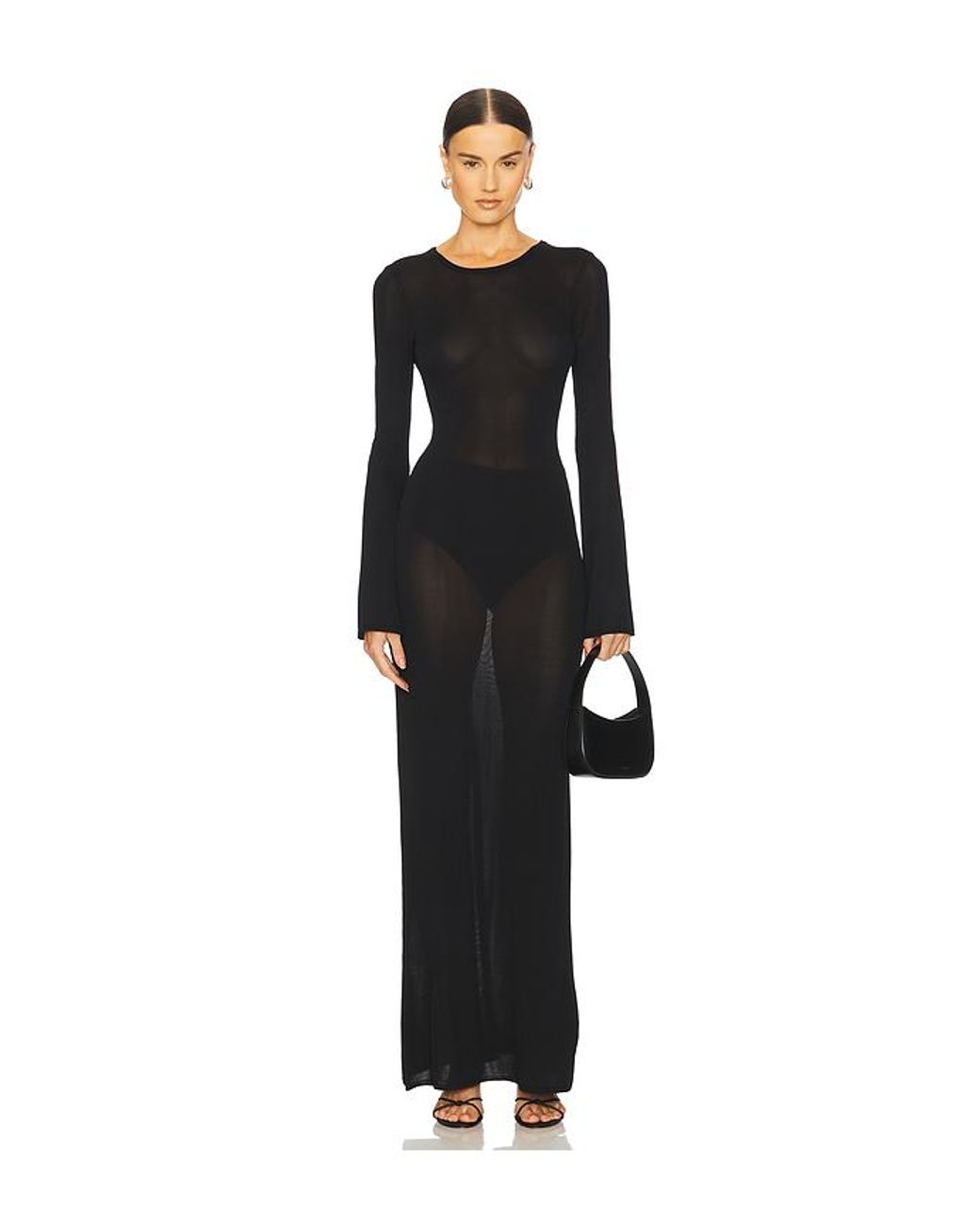 LOBA Black Breah Maxi Dress