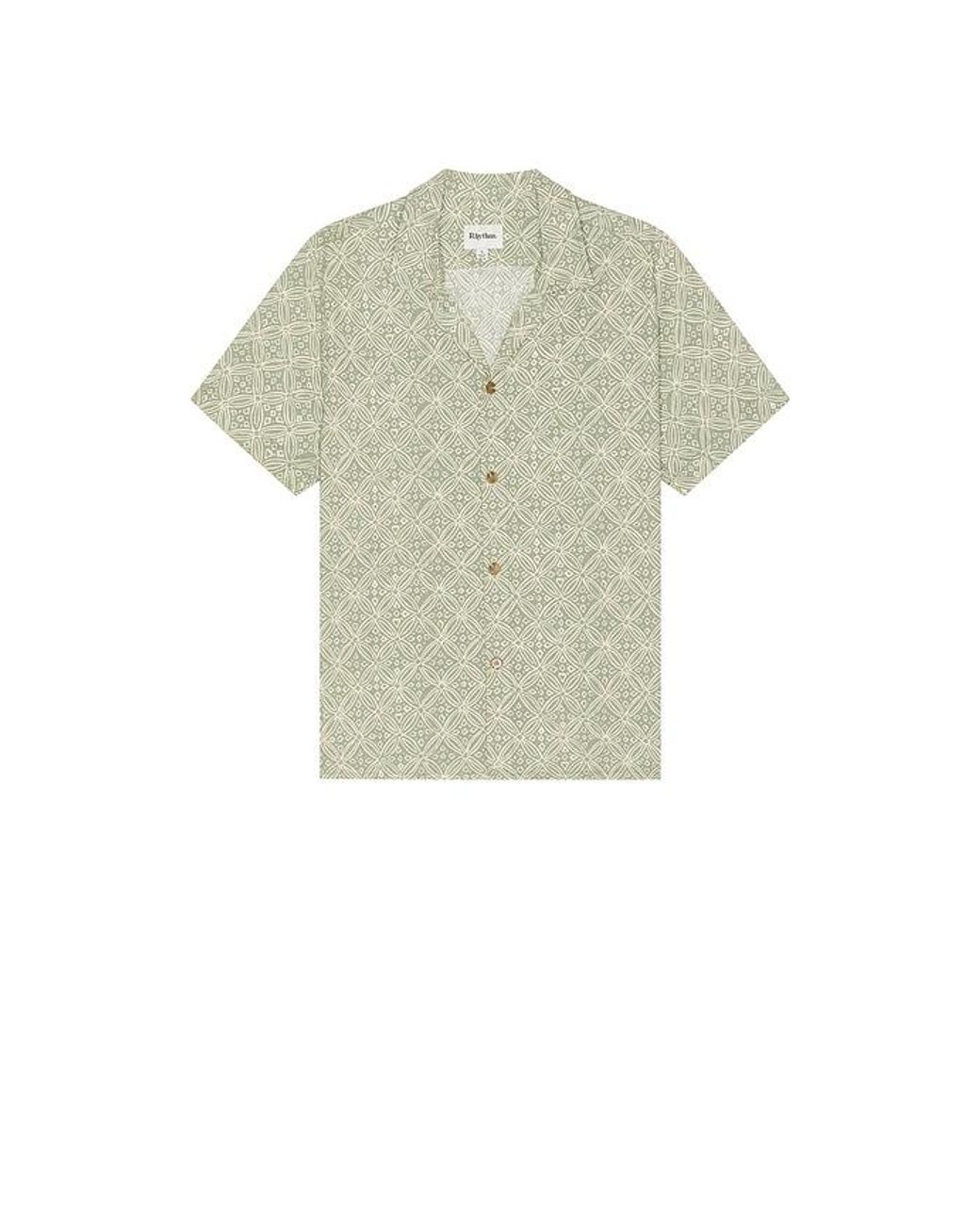 Rhythm Green Java Shirt for men