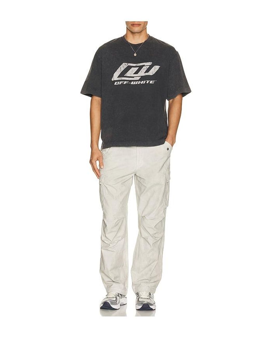 Off-White c/o Virgil Abloh Black Skate Tee for men