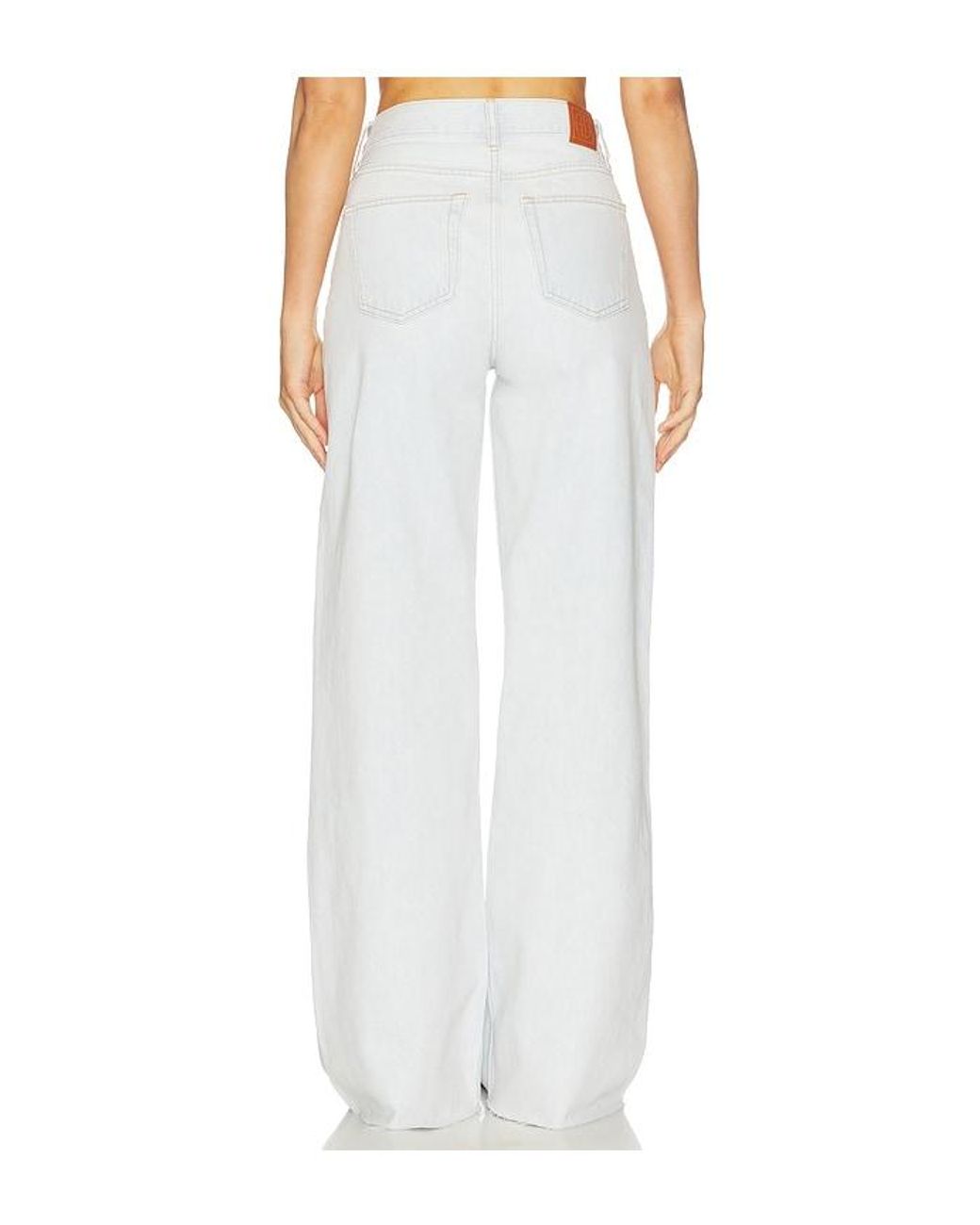 Anine Bing White Lewis Jeans