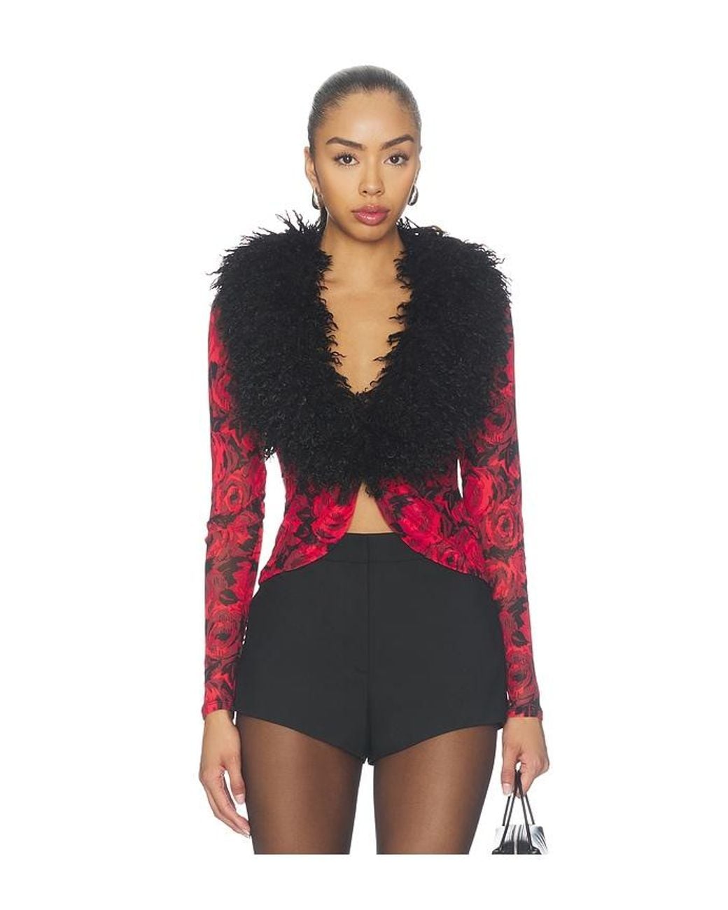 AFRM Red Nymia Top