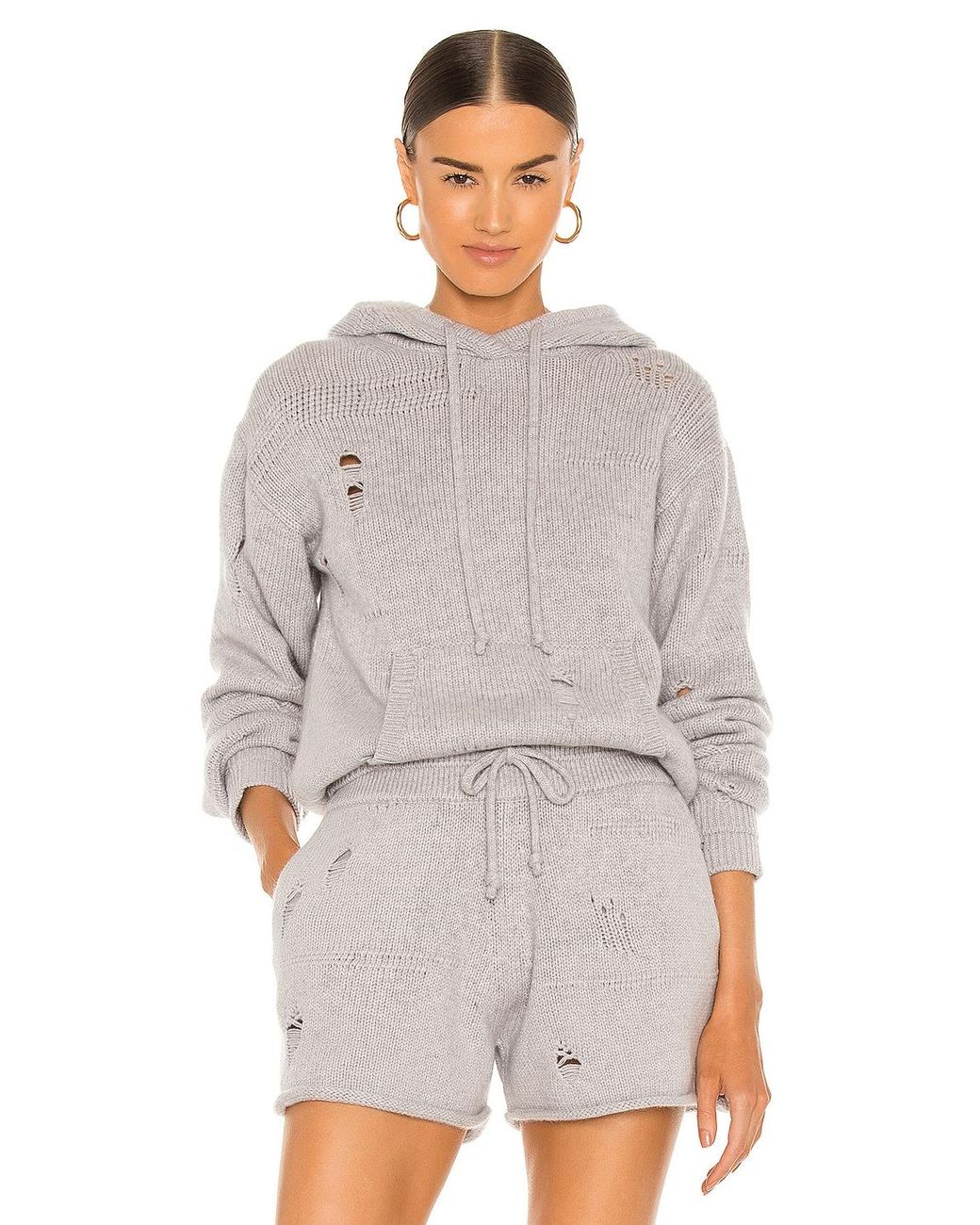 grey helmut lang hoodie