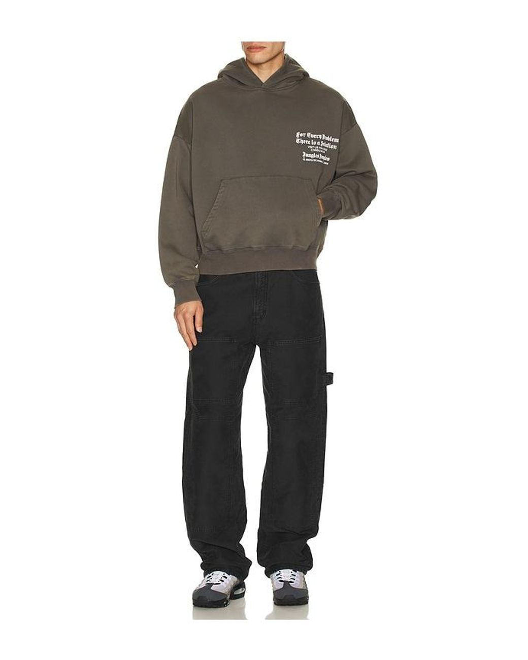 JUNGLES Black Solutions Hoodie for men