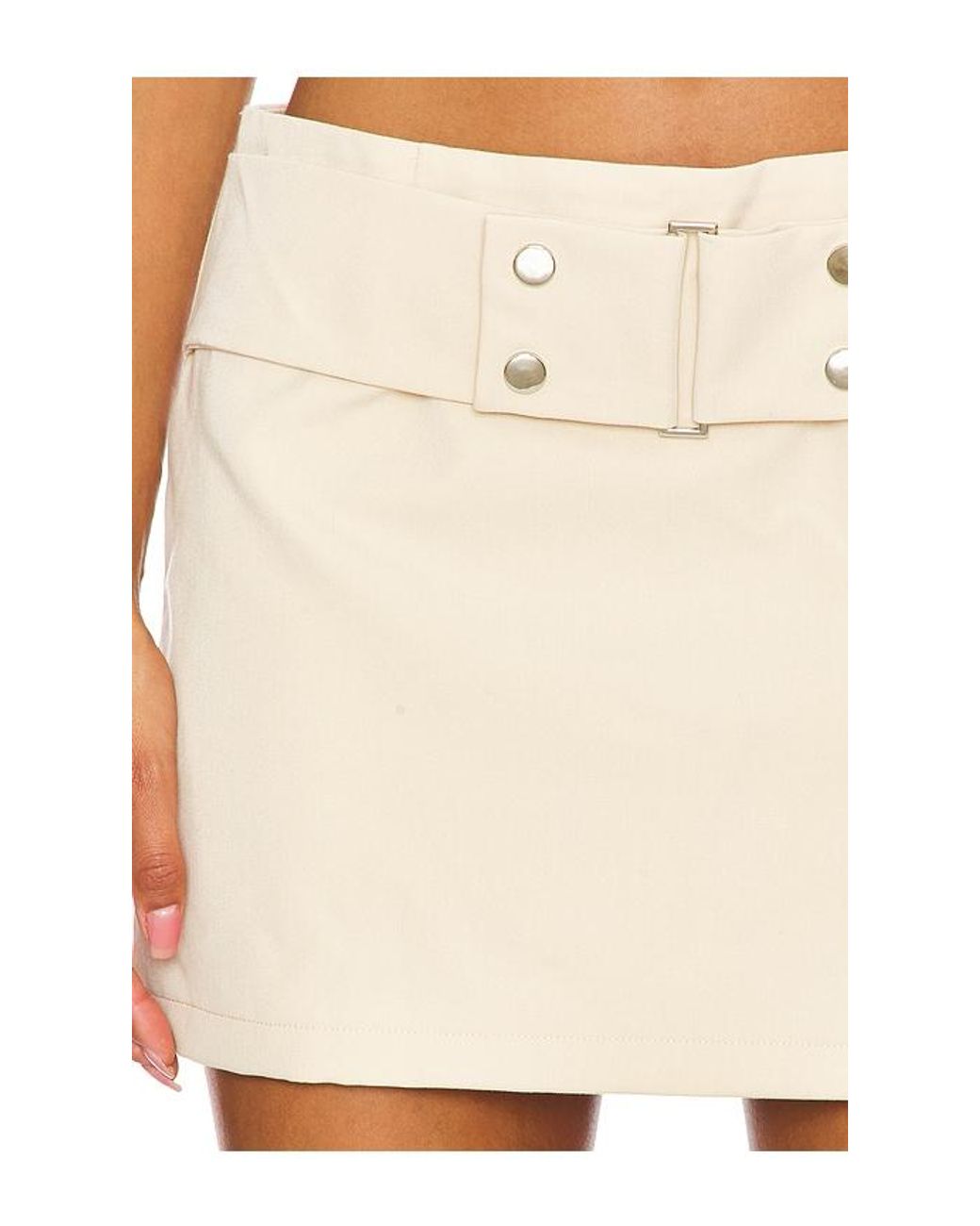 BY.DYLN White Ren Mini Skirt