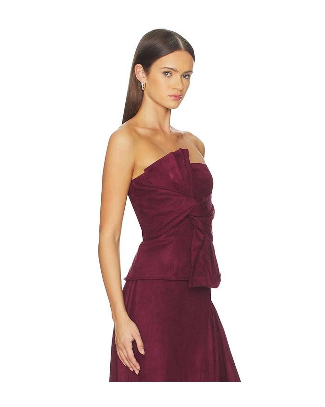 Line & Dot Purple Valen Top