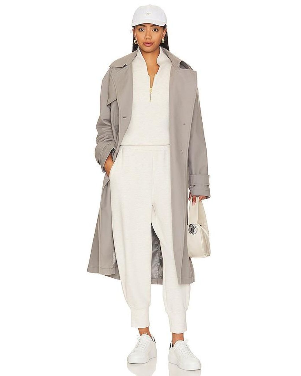Varley White Davidson Sweatshirt