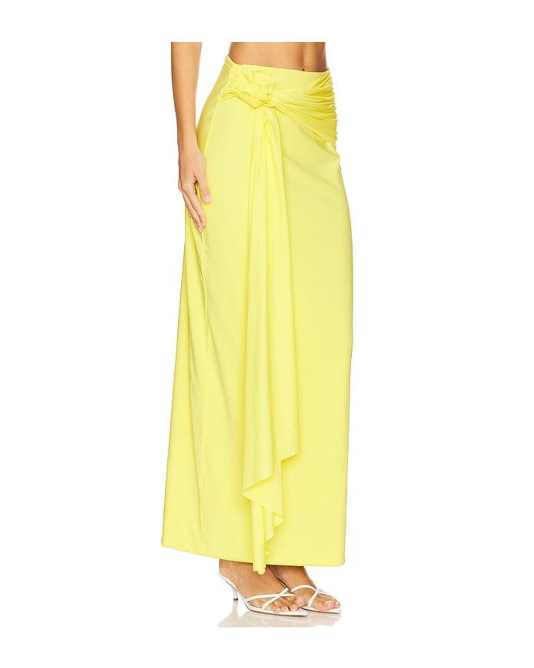 Maygel Coronel Yellow Crisol Maxi Skirt