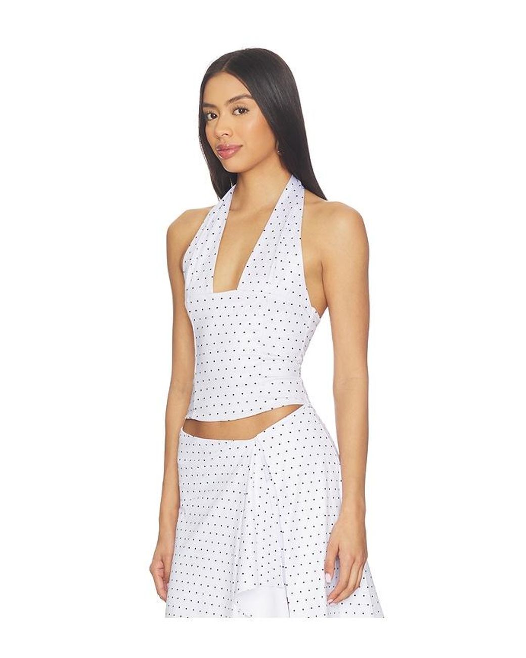 Amelie Teje White Bobbi Top