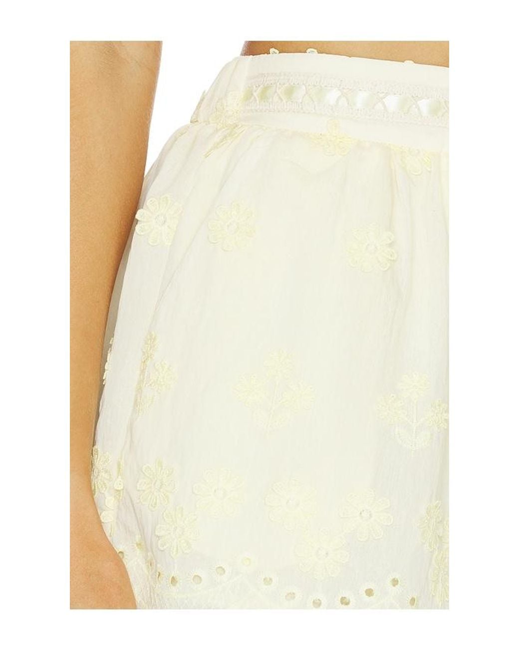 Maude Club White Nellie Shorts