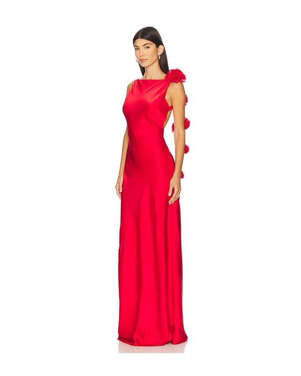 Lovers + Friends Red Angela Gown
