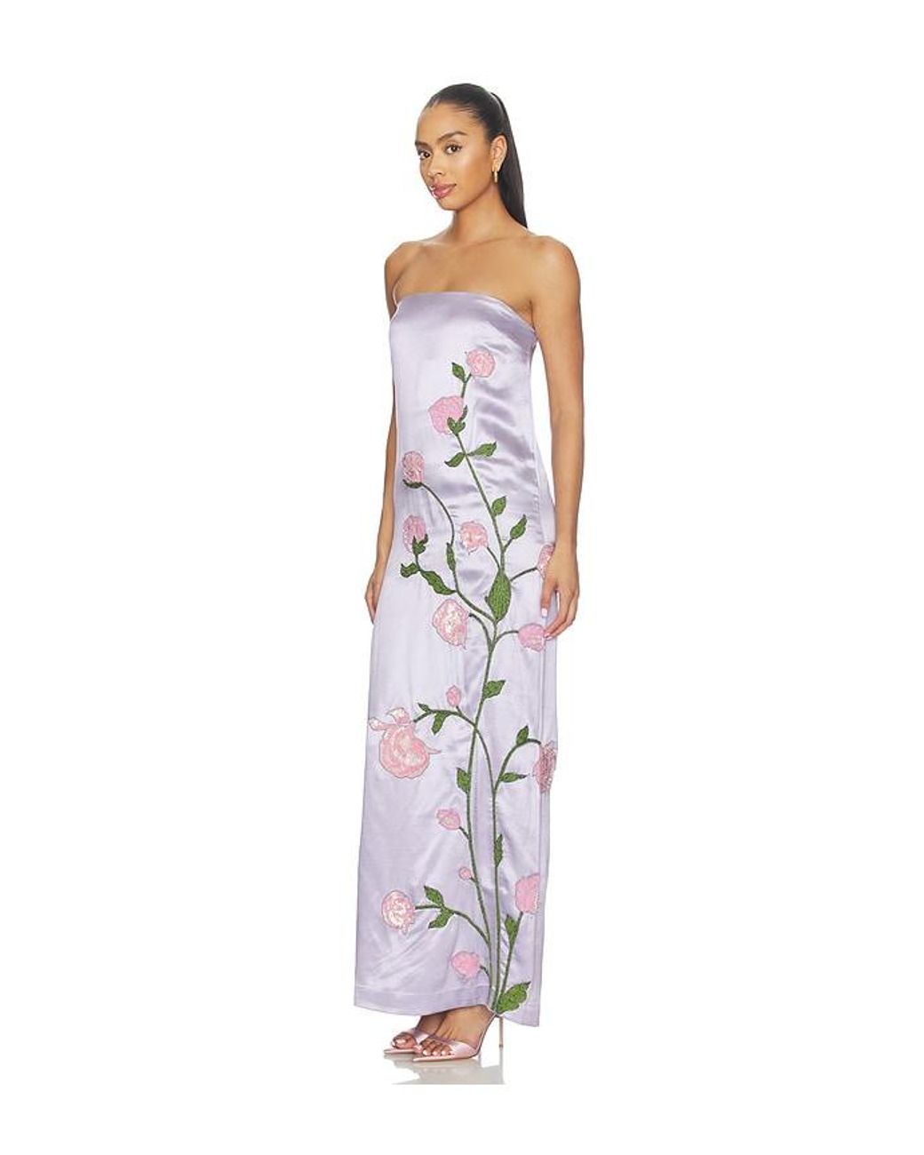 La Fuori White Whispering Tapestry Dress
