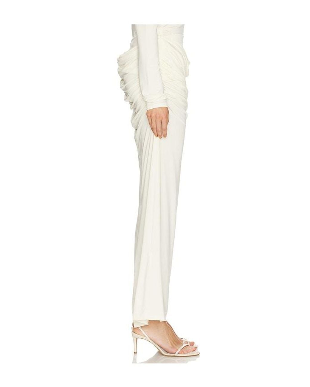 Paris Georgia White Raffy Skirt