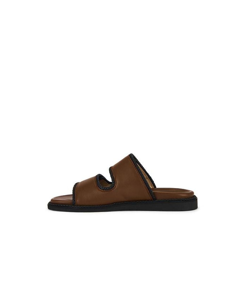Dear Frances Brown Braided Slide