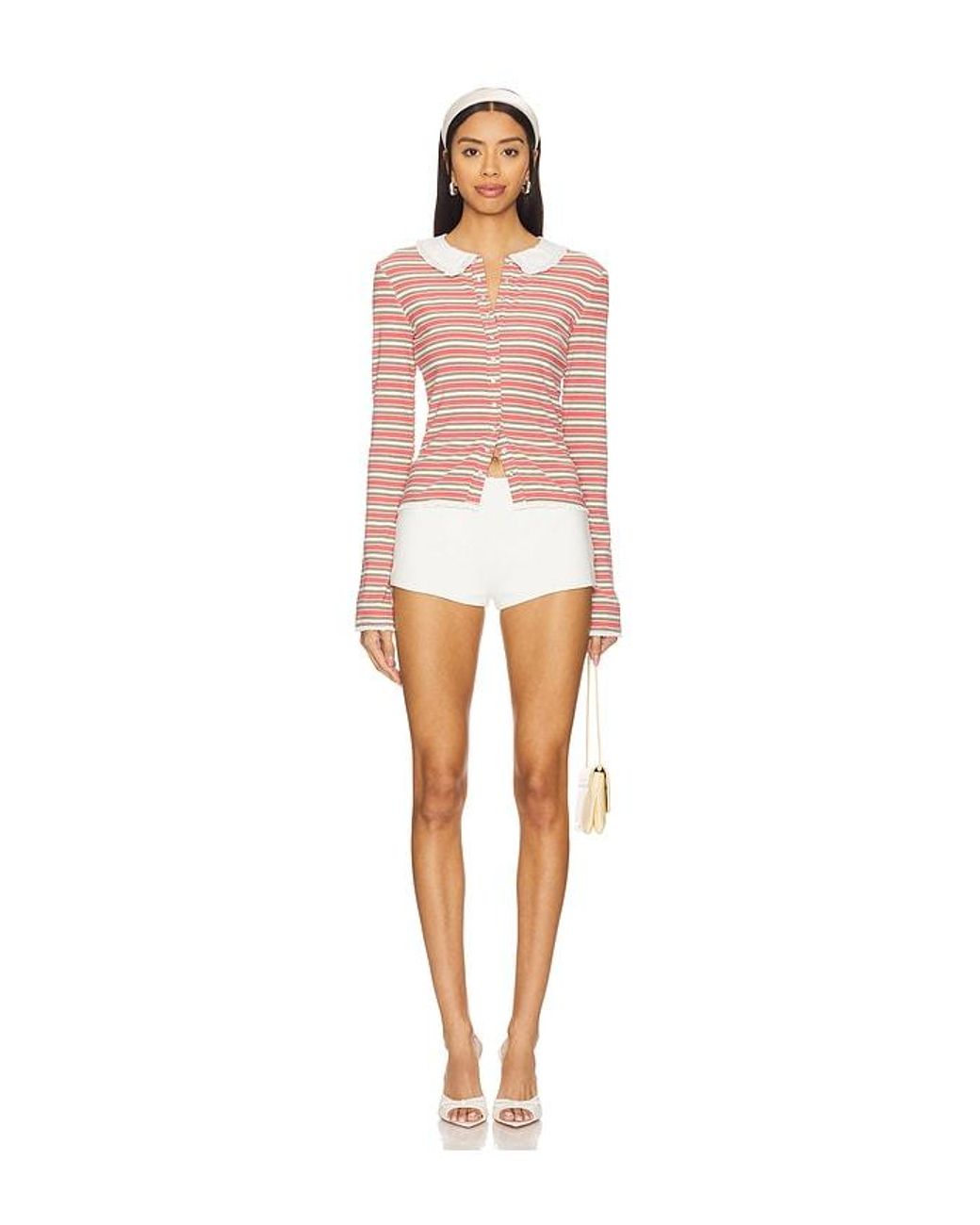 Fait Par Foutch White Edith Cardigan