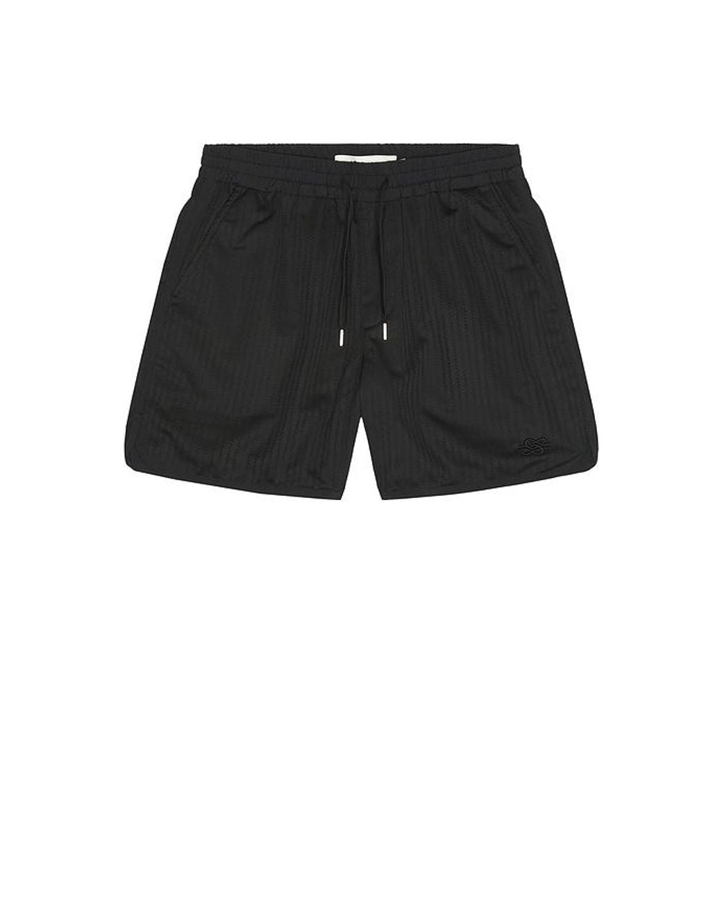 Filling Pieces Black Resort Mesh Short for men