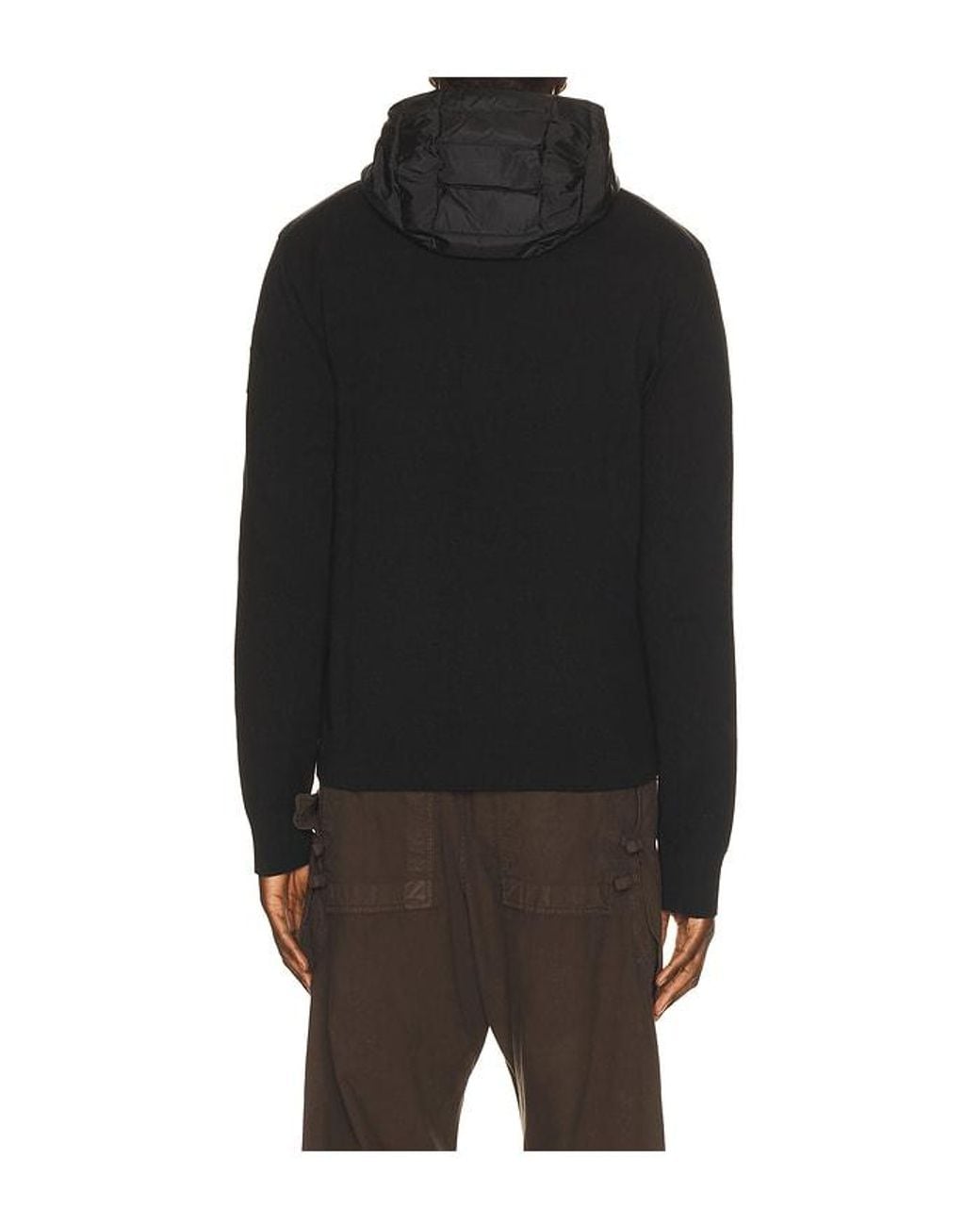 Canada Goose Black Hybridge Flavio Hoodie for men