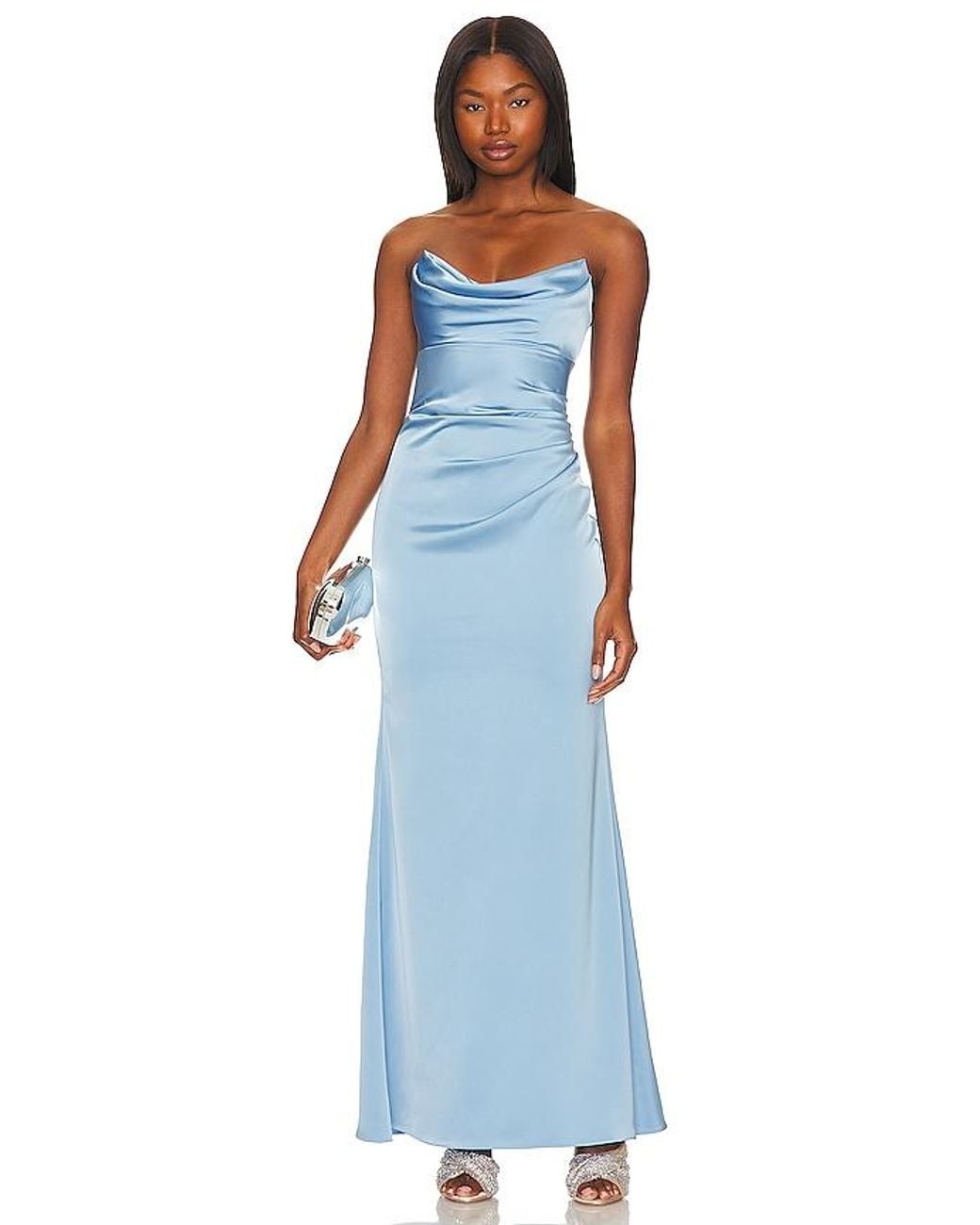 Katie May Blue X Revolve Taylor Gown