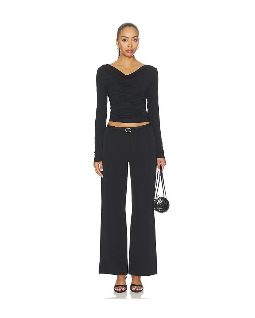 Madison The Label Black Brooke Pants