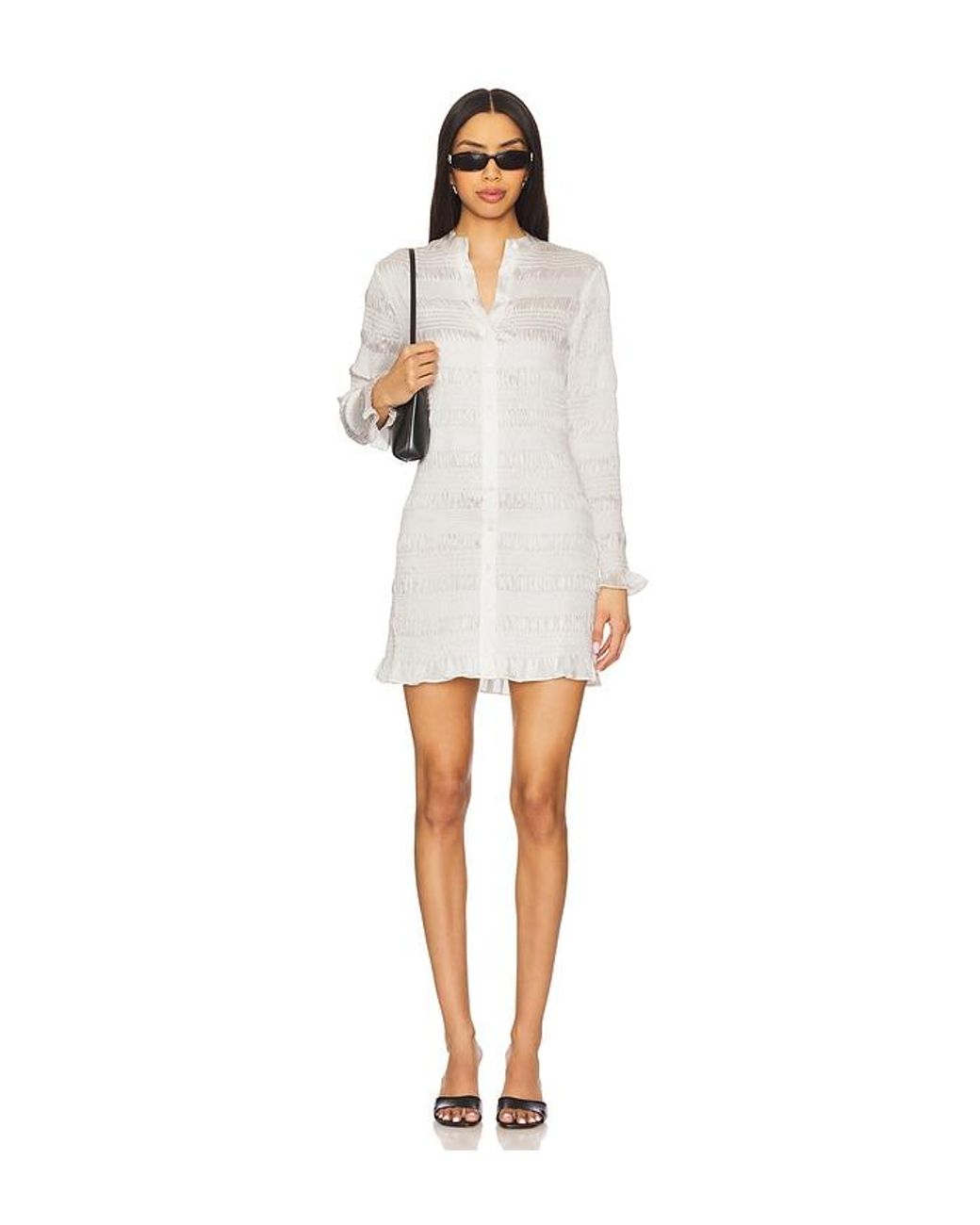 AllSaints White Meg Mini Dress