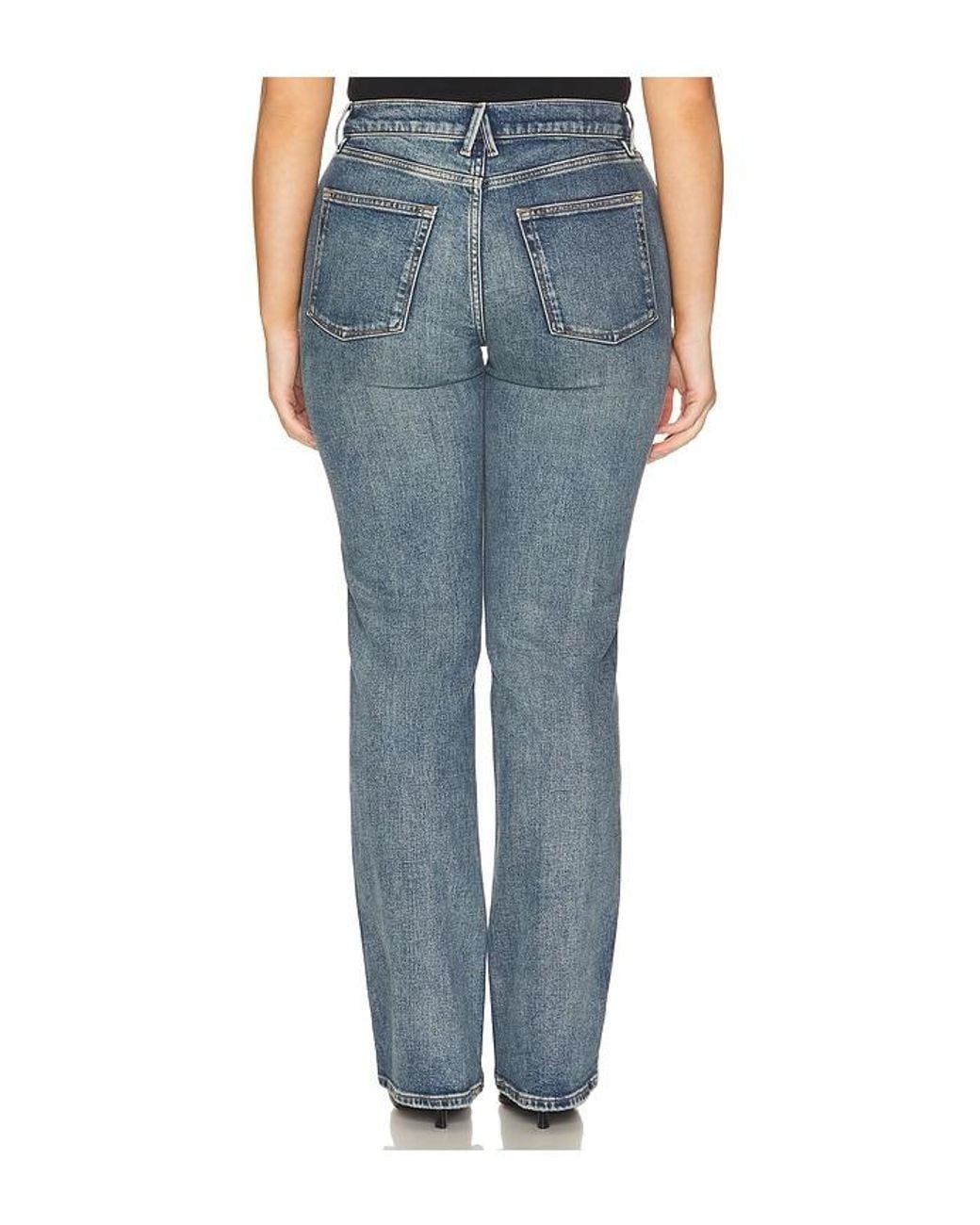 GOOD AMERICAN Blue Good Standard Bootcut Jeans