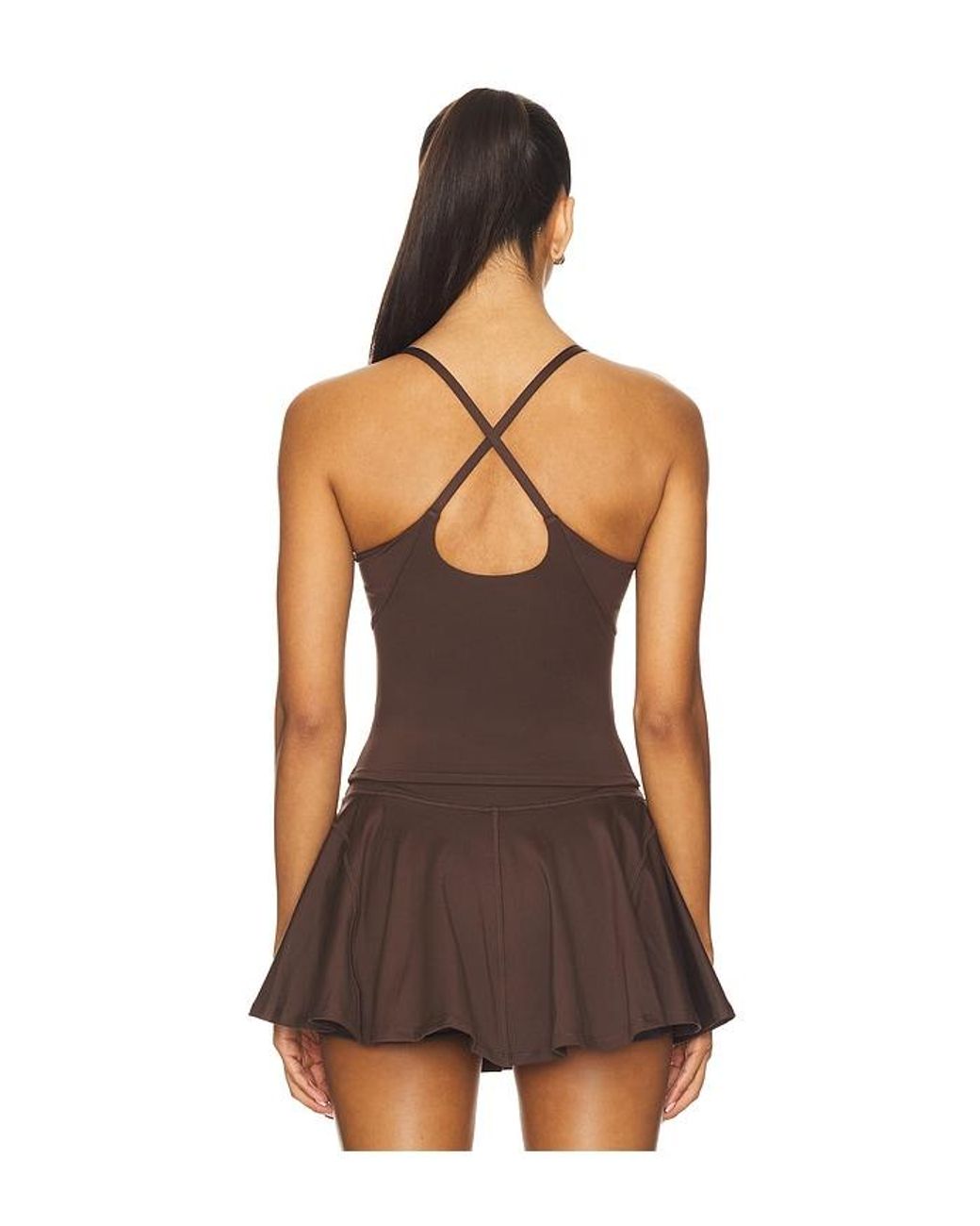 WellBeing + BeingWell Brown Movewell Haven Tank