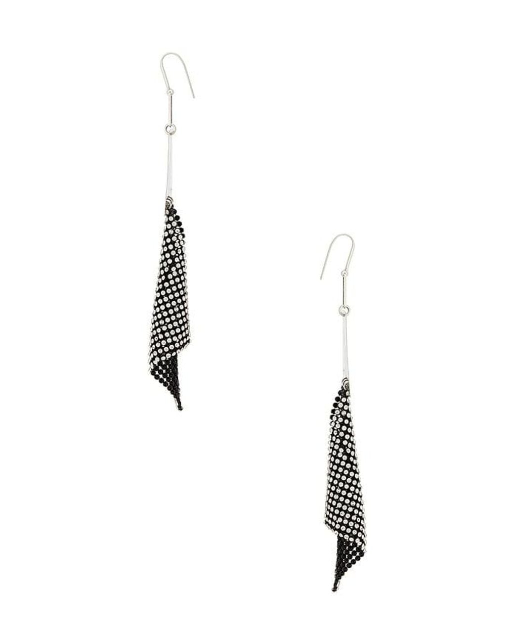 Isabel Marant Black Ava Long Earrings