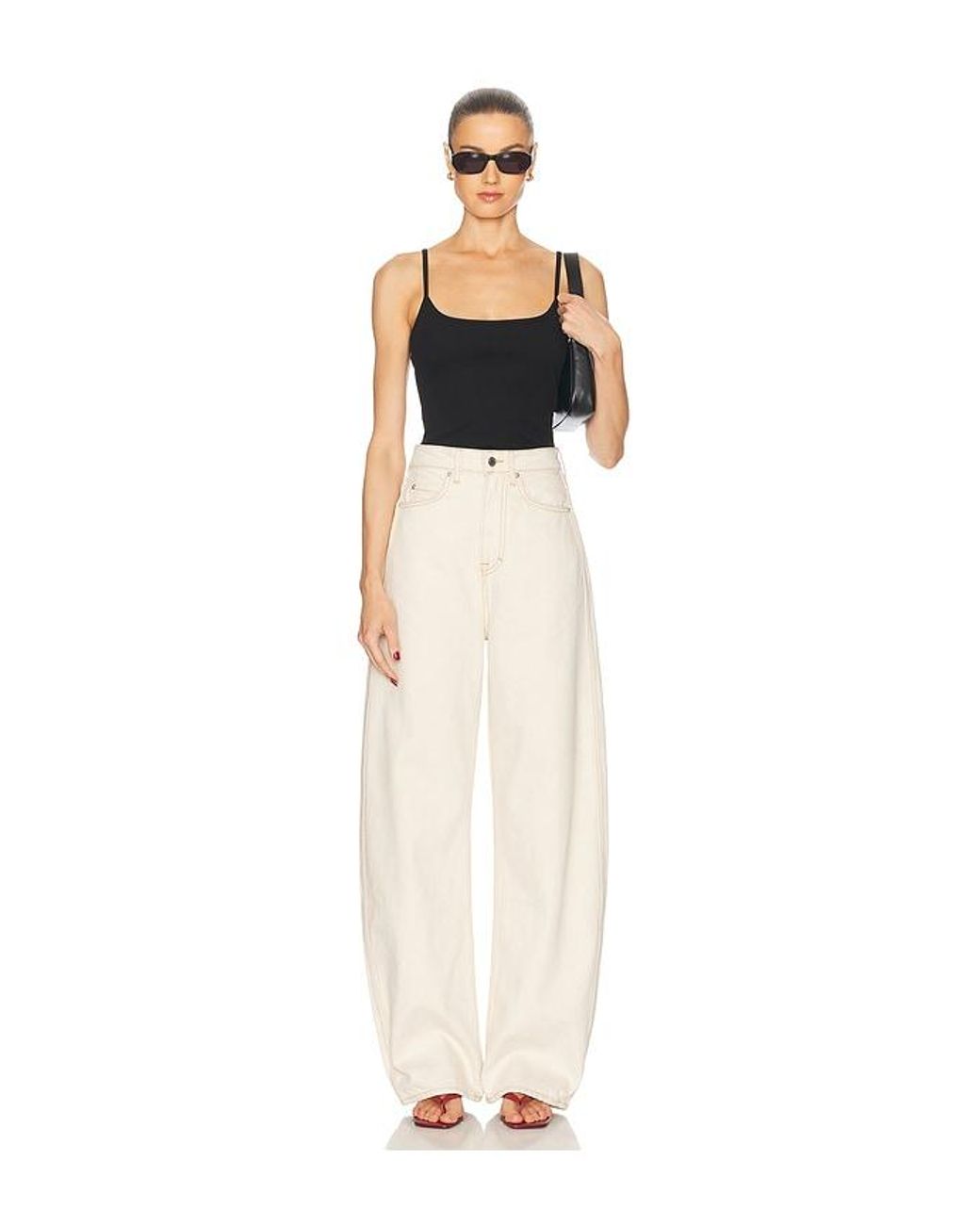 GRLFRND White Austen High Rise Curve Jeans