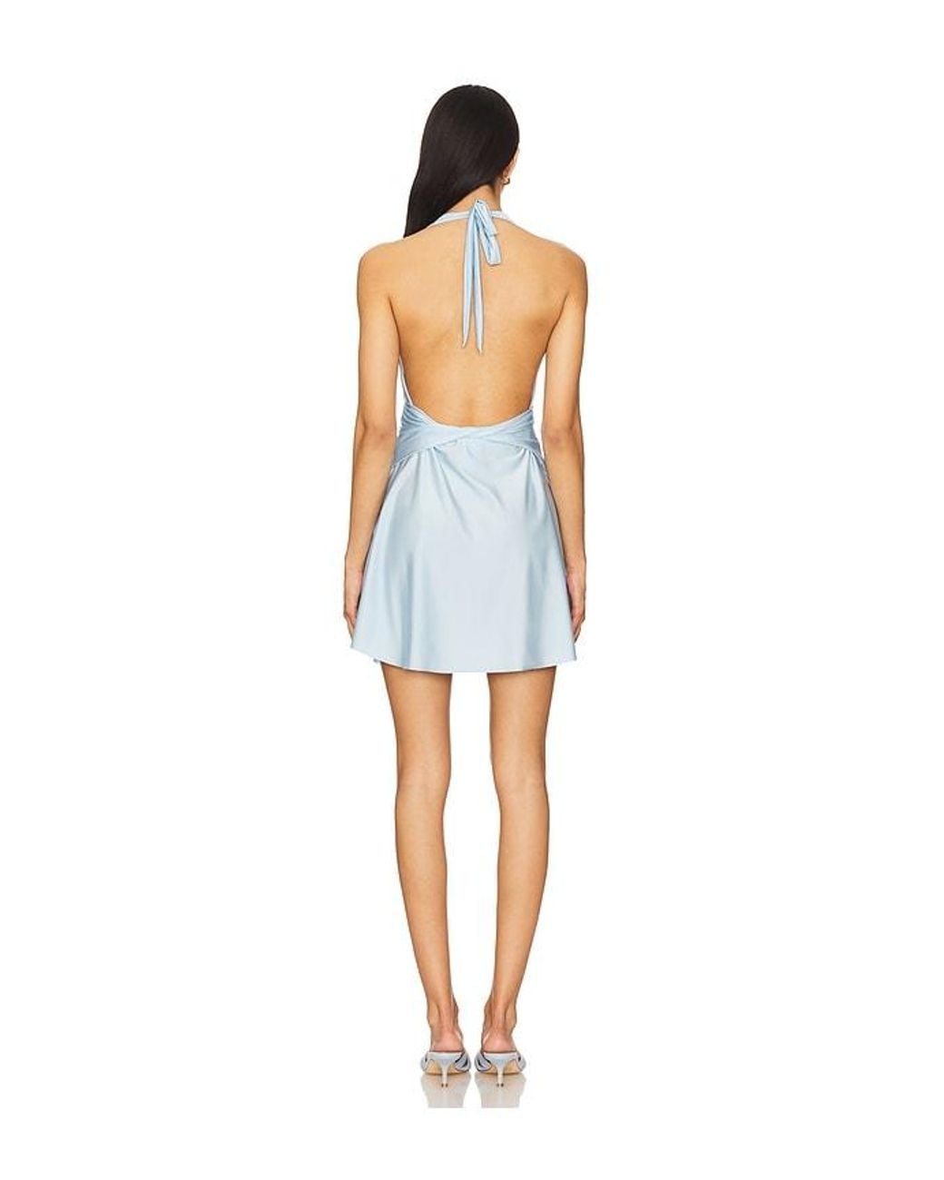 Shani Shemer Blue Alyssa Mini Dress