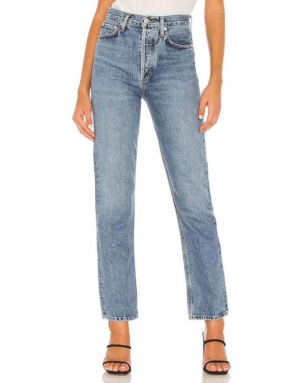 Agolde Blue 90's Pinch Waist Jeans