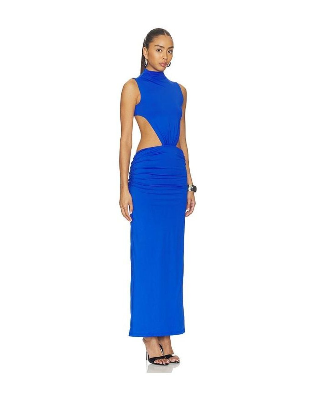 superdown Blue Chana Cut Out Maxi Dress