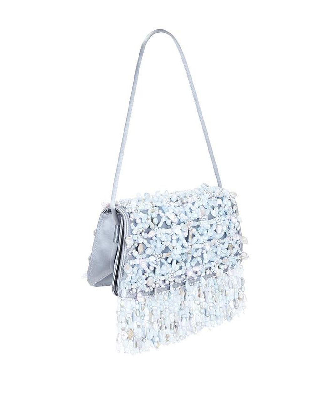 Cult Gaia White Idalia Shoulder Bag