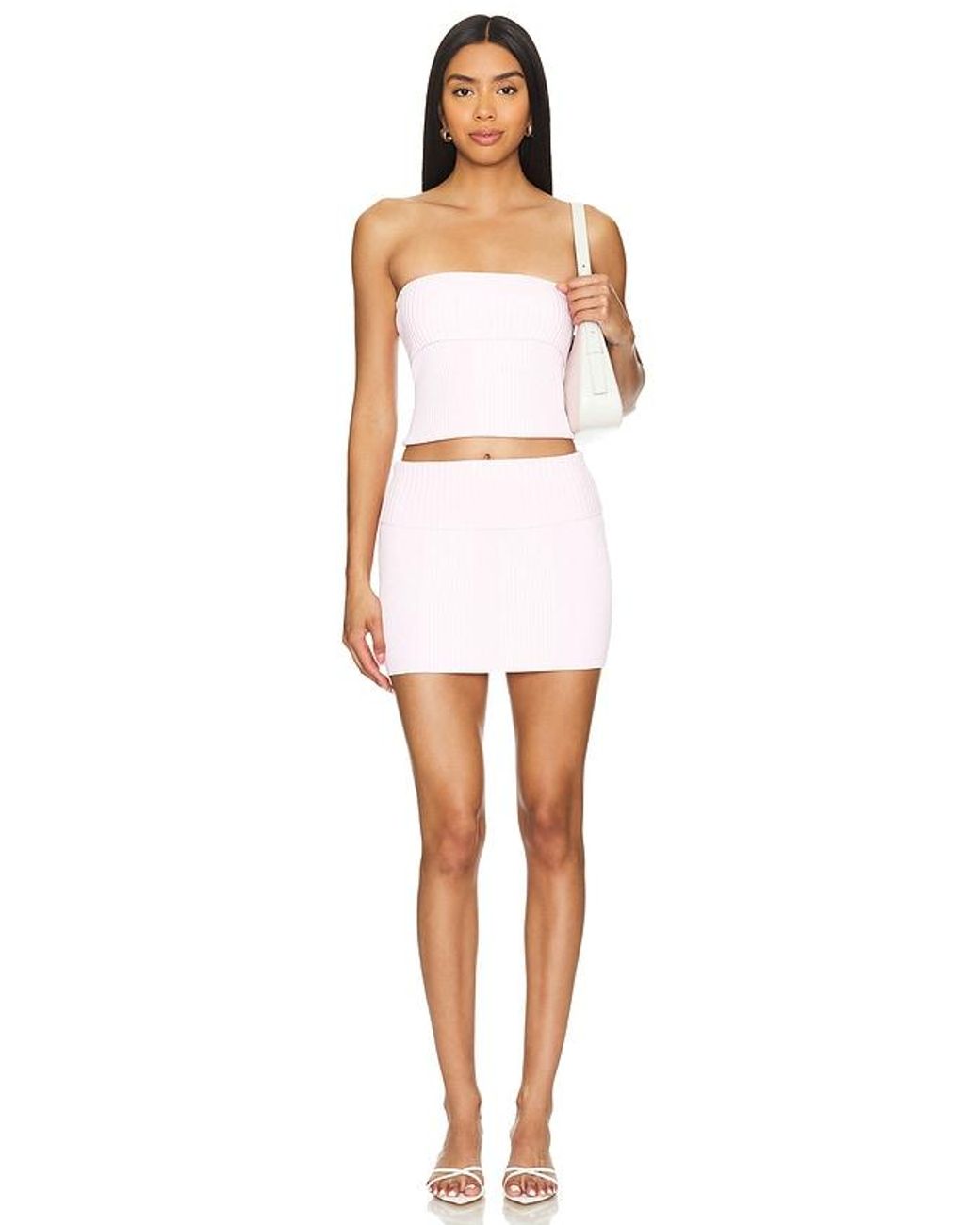 Lovers + Friends White Camil Tube Top