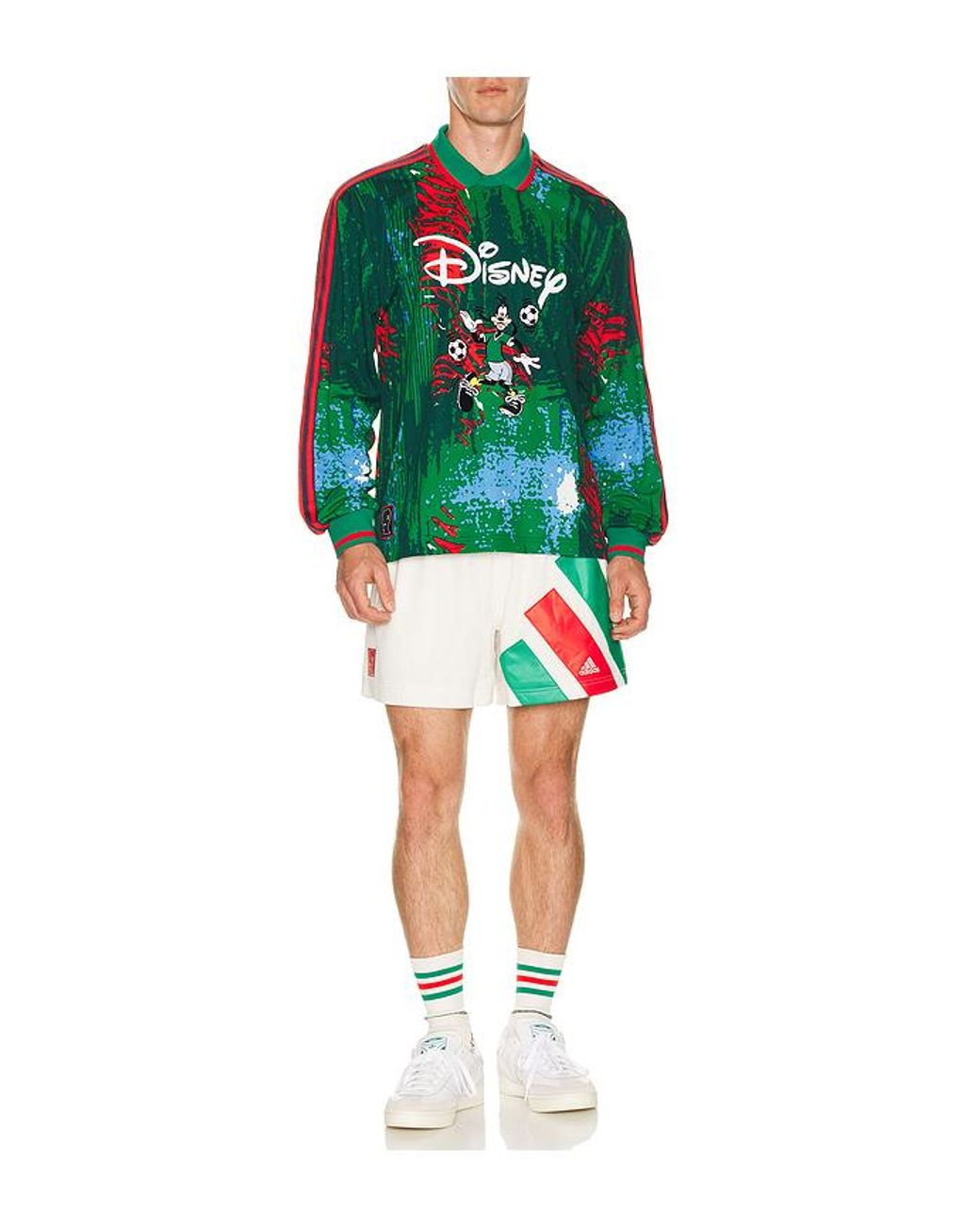 Adidas Originals Blue X Brain Dead X Disney Football Short for men