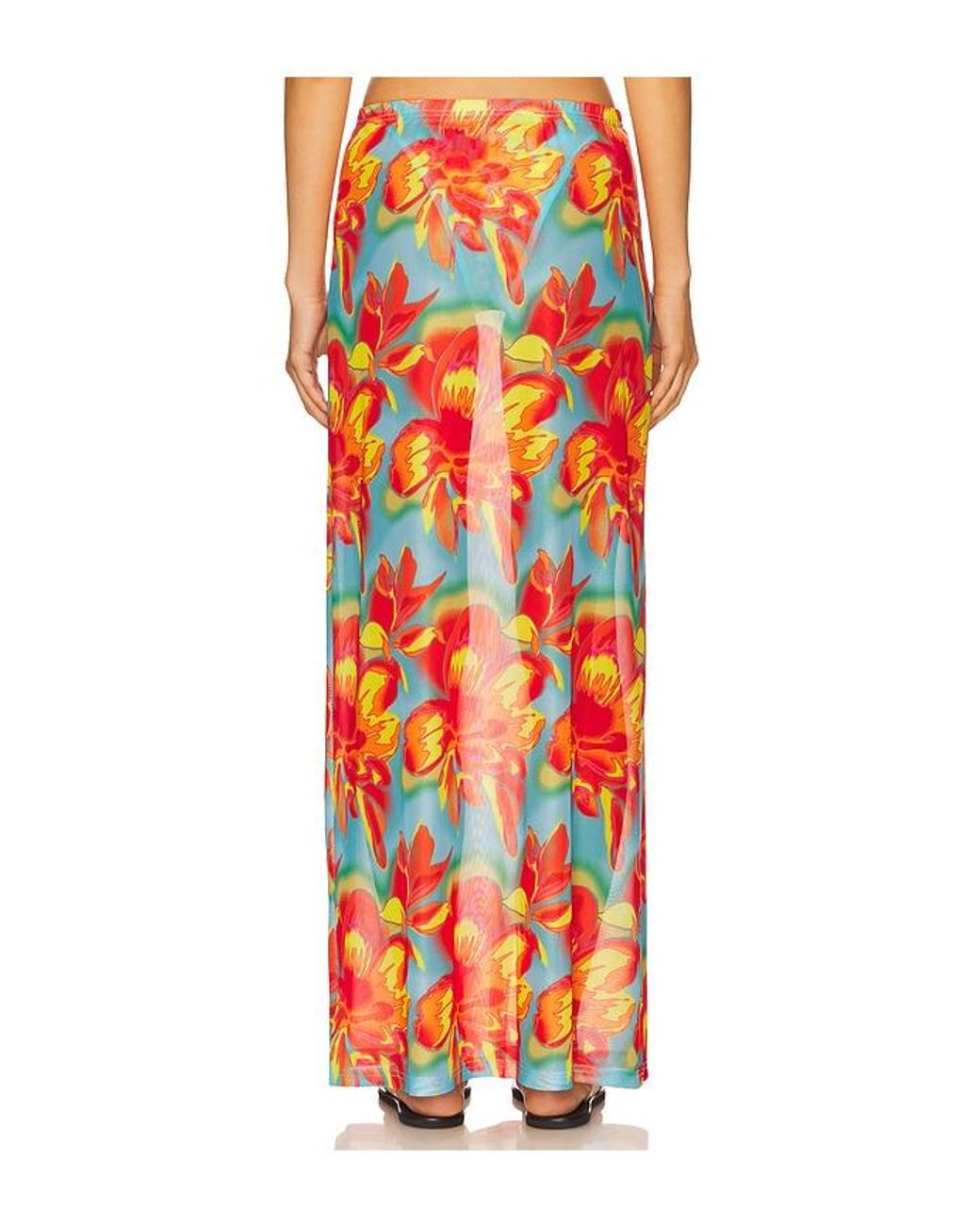 Runaway the Label Red Miami Maxi Skirt
