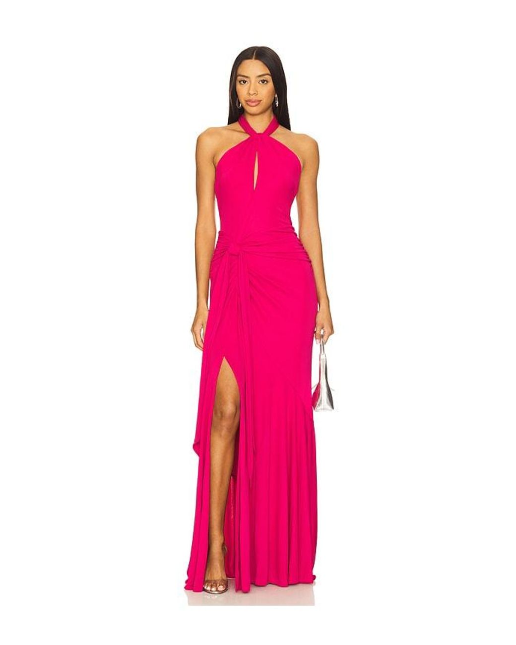 Cinq À Sept Pink Gulliame Gown