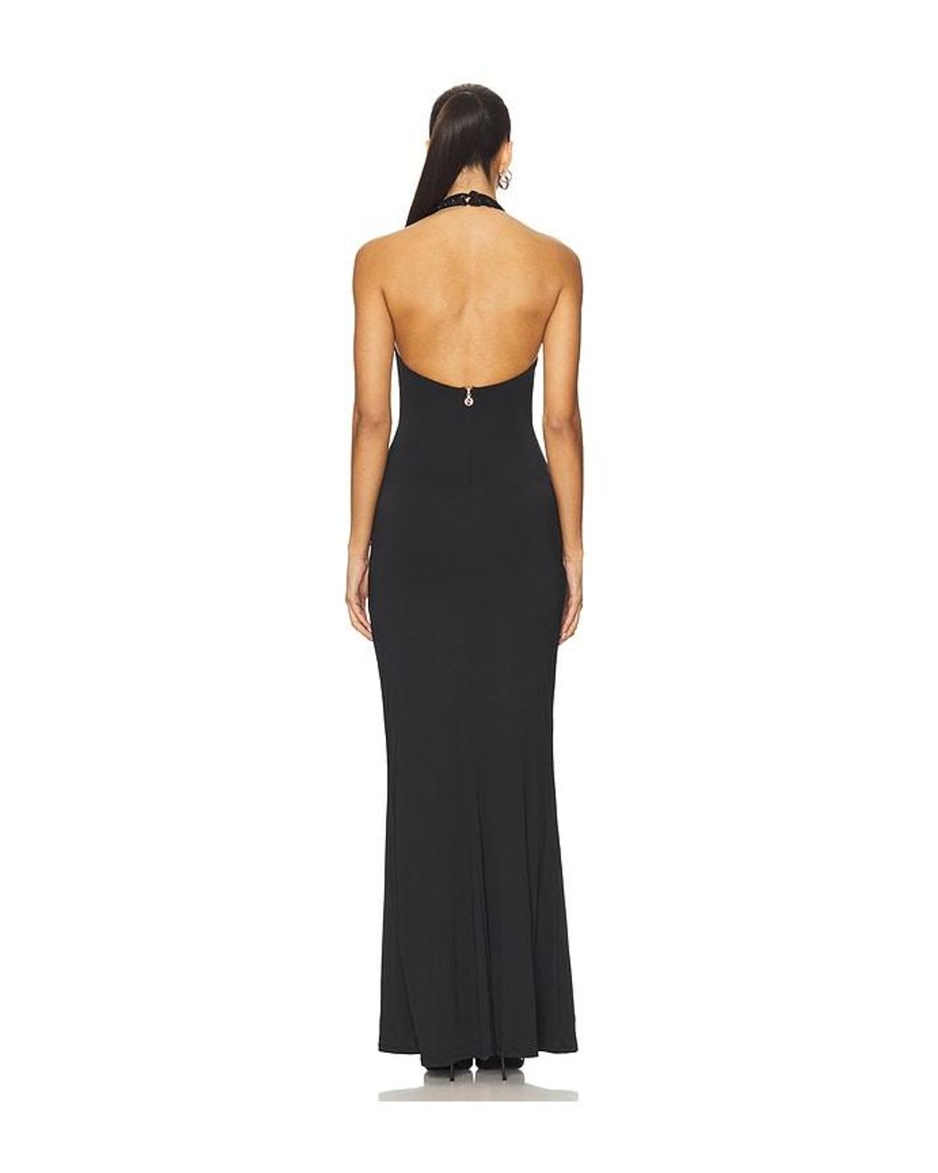 Nookie Black Lennox Halter Gown