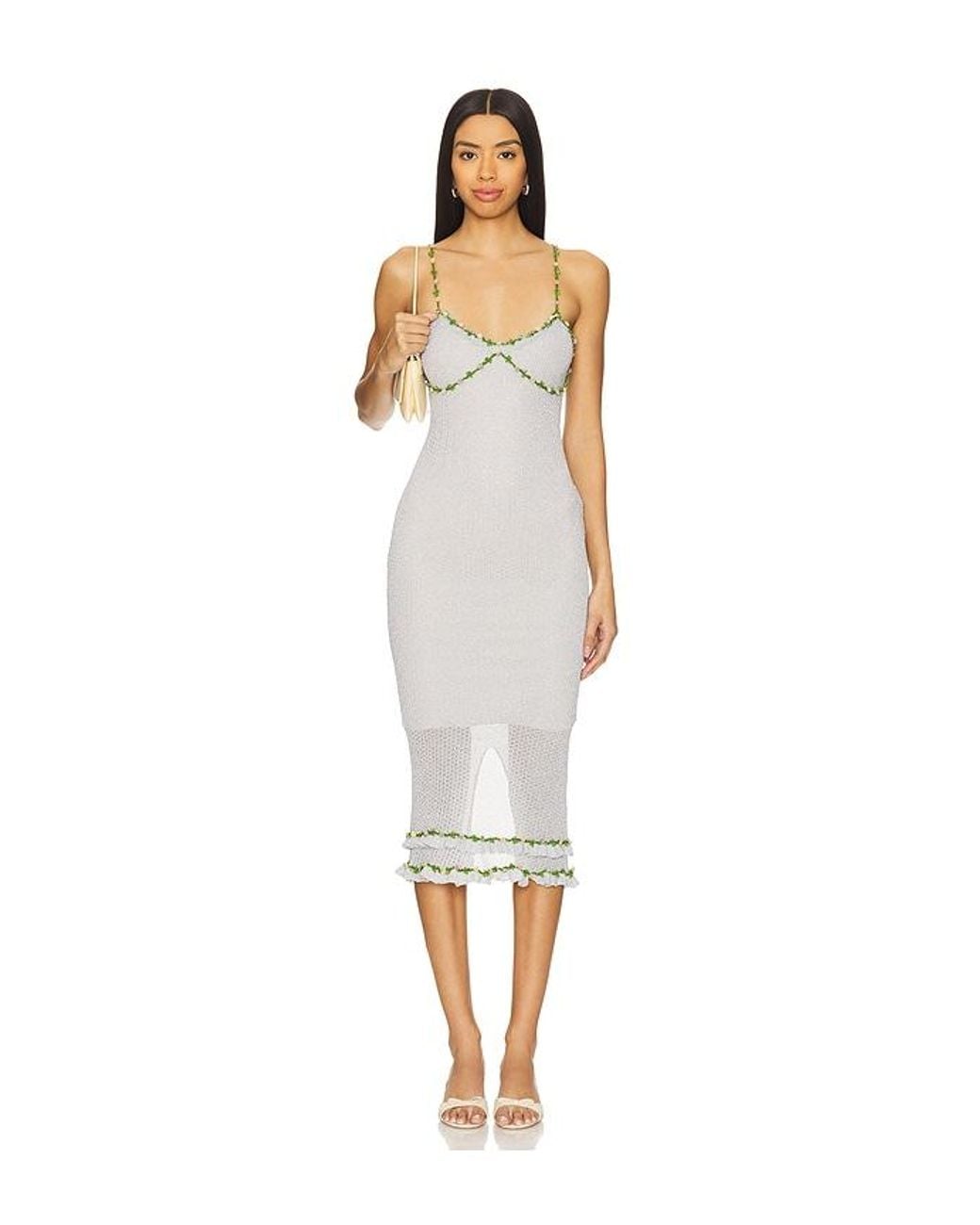 Tyler McGillivary White Nylah Dress